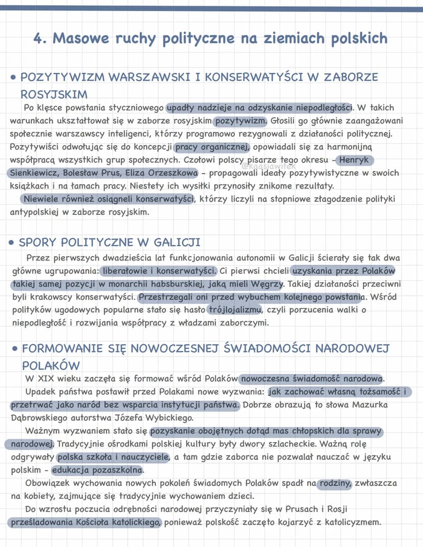 Ziemie Polskie Wi Połowie Xix Wieku Sprawdzian Odpowiedzi Ziemie Polskie w XIX i XX wieku: Sprawdzian i Notatki (Historia) jako