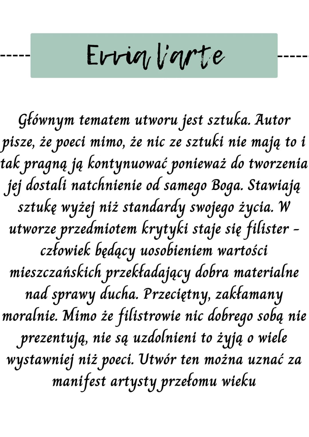 Kazimierz
Przerwa
Tetmajet
Koniec wieku XIX
Ervia l'arte
Nie wierzę w nic...
Melodia mgieł nocnych (wond
Czarnym stawem Gąsienicowym)
Lubię 