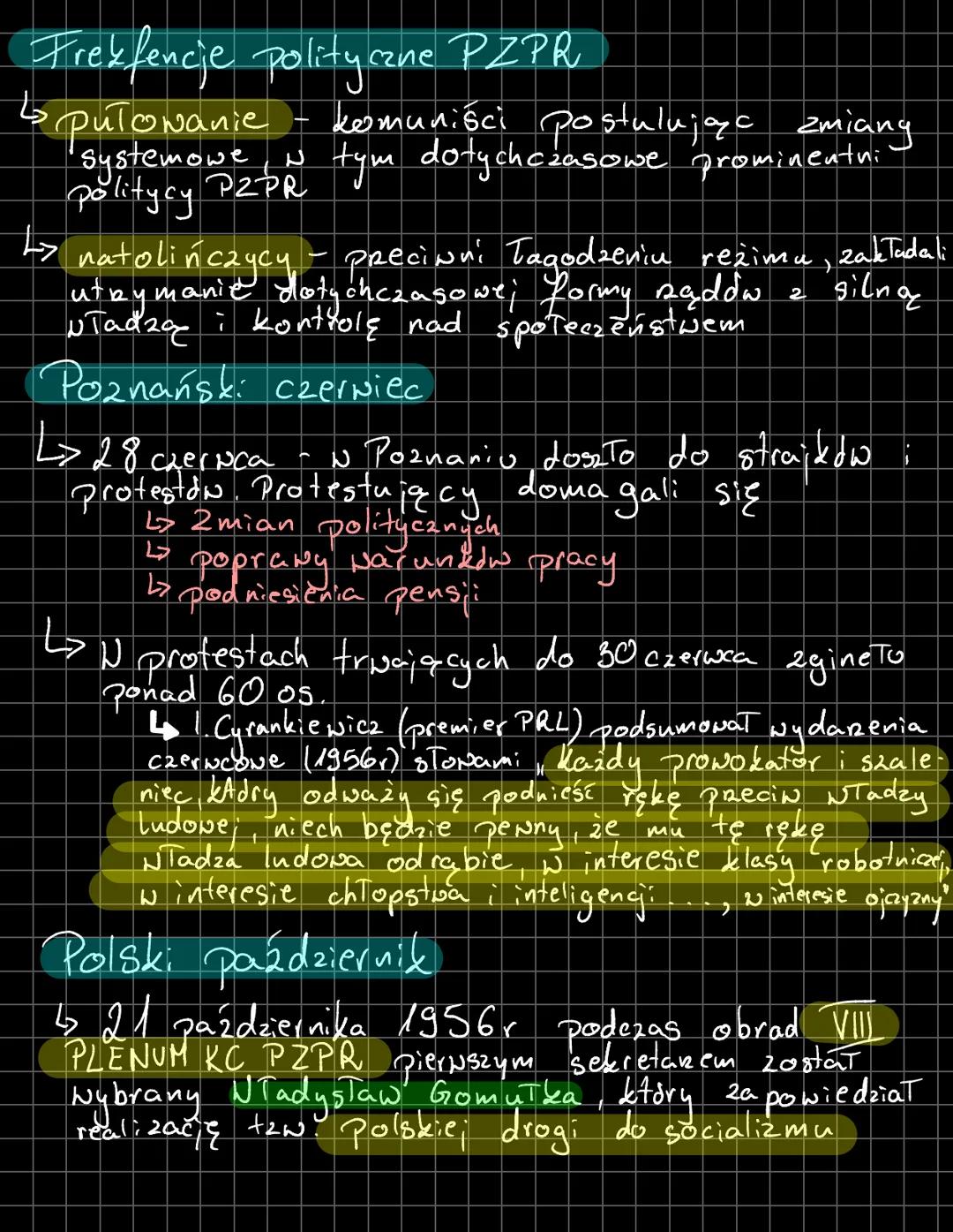 Począłki władzy komunistów w Polsce
Skutki I WS dla Polaków
NS
Ĥ
22 ginęło ok 6 mil ludzi
ogromne
infrastrukpotraty w budownictwie, rolnictw