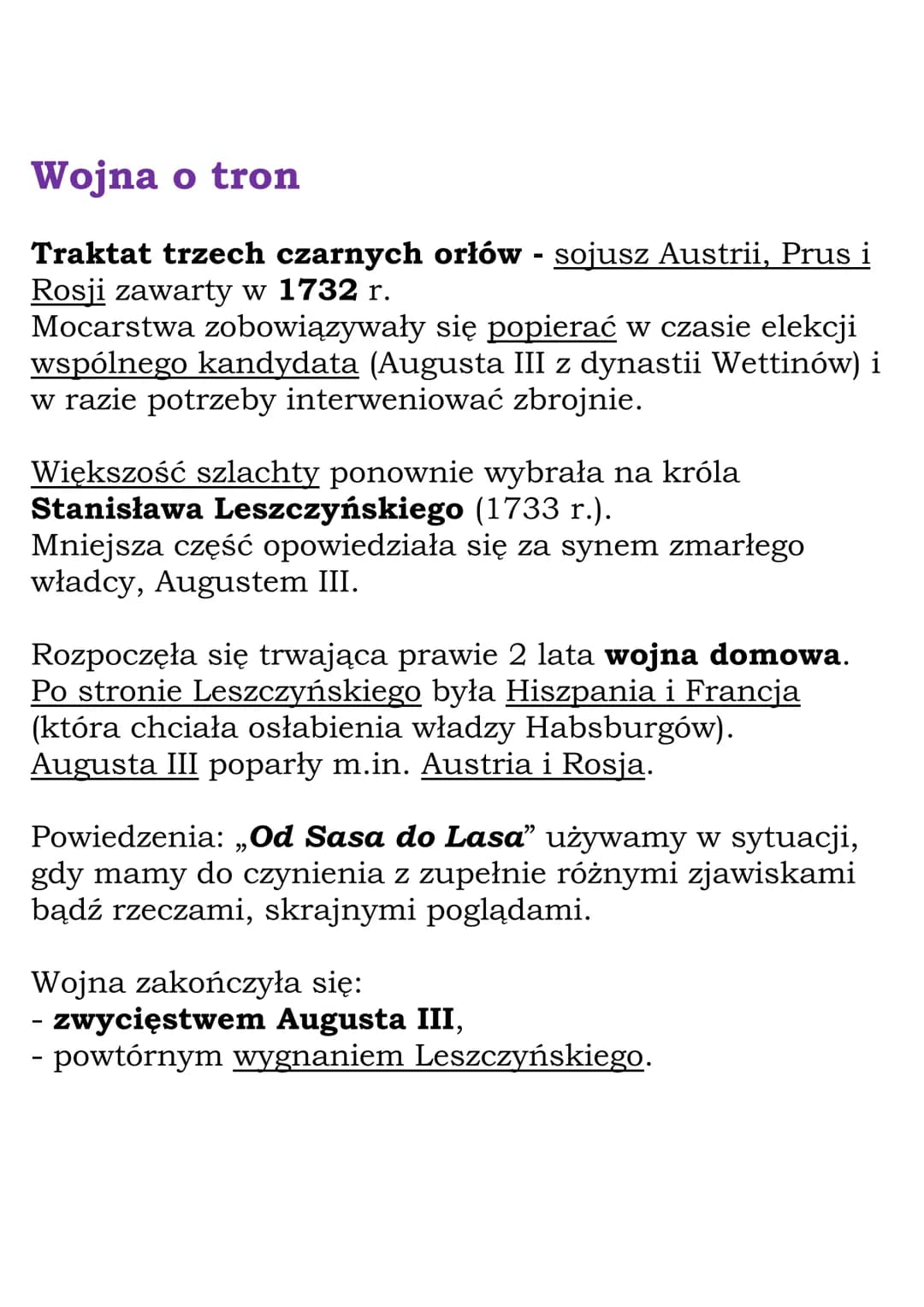 Rzeczpospolita w okresie
kryzysu - czasy saskie
Początki unii polsko-saskiej
Saksonia - jedno z bogatszych i najbardziej gospodarczo
rozwini