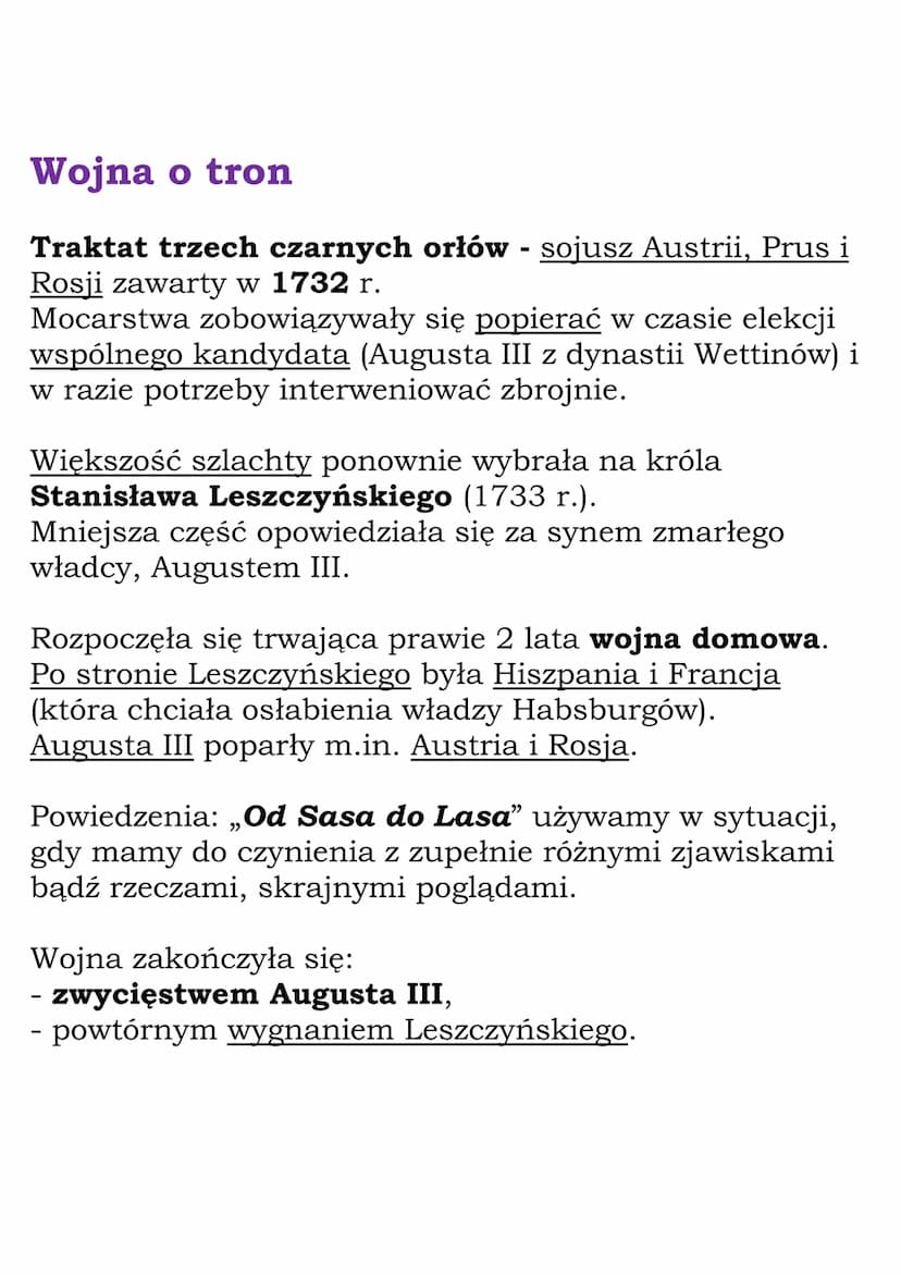 Rzeczpospolita w okresie
kryzysu - czasy saskie
Początki unii polsko-saskiej
Saksonia - jedno z bogatszych i najbardziej gospodarczo
rozwini