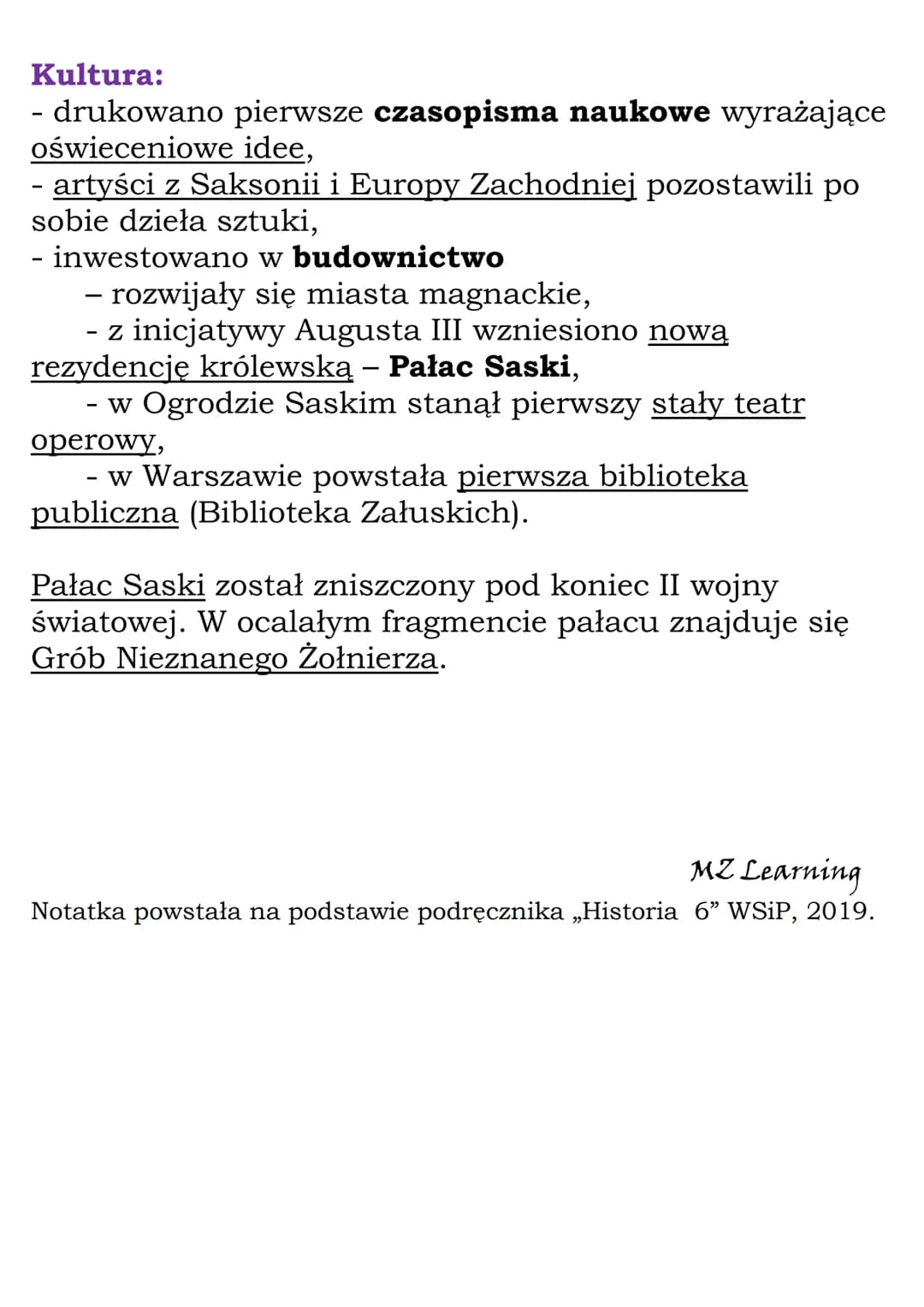 Rzeczpospolita w okresie
kryzysu - czasy saskie
Początki unii polsko-saskiej
Saksonia - jedno z bogatszych i najbardziej gospodarczo
rozwini