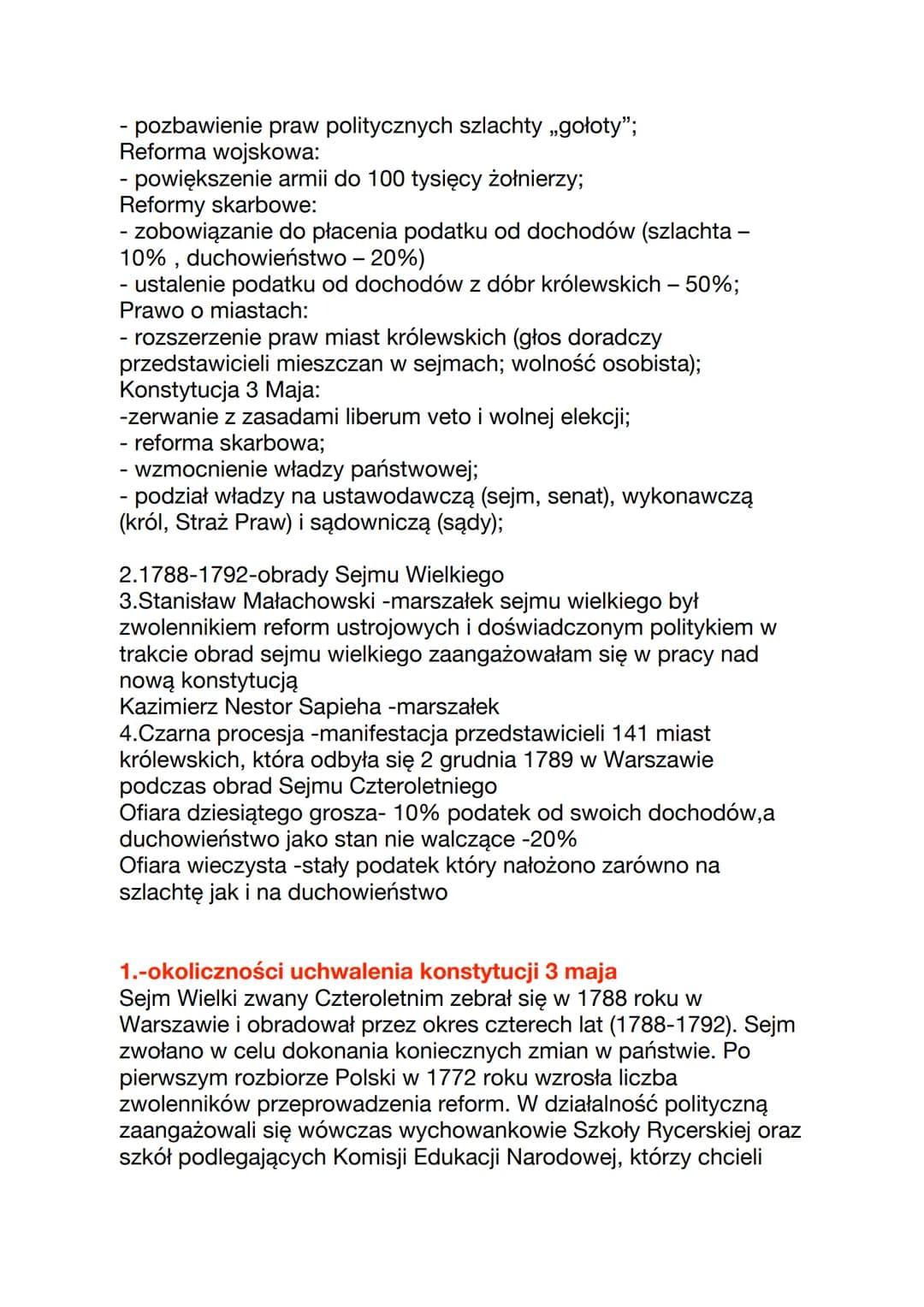 Historia
1.-Scharakteryzuj politykę sasow w Rzeczypospolitej
-Za rządów Augusta II Mocnego i Augusta III Sasa Rzeczpospolita
w polityce międ