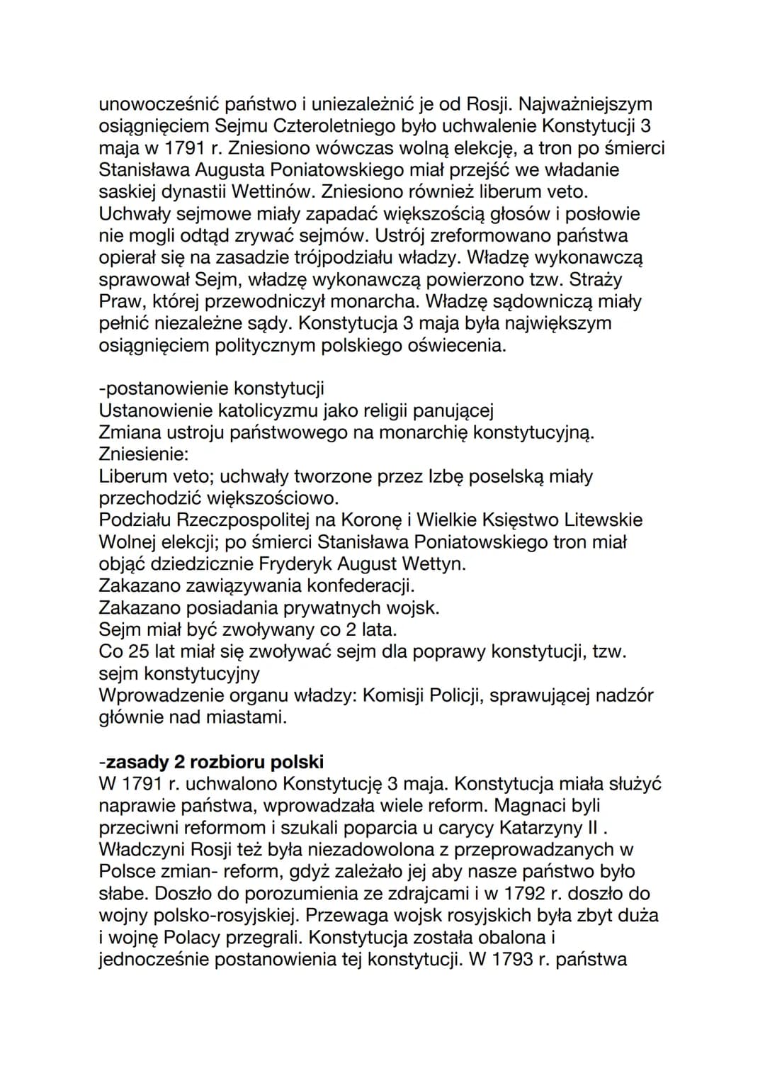 Historia
1.-Scharakteryzuj politykę sasow w Rzeczypospolitej
-Za rządów Augusta II Mocnego i Augusta III Sasa Rzeczpospolita
w polityce międ