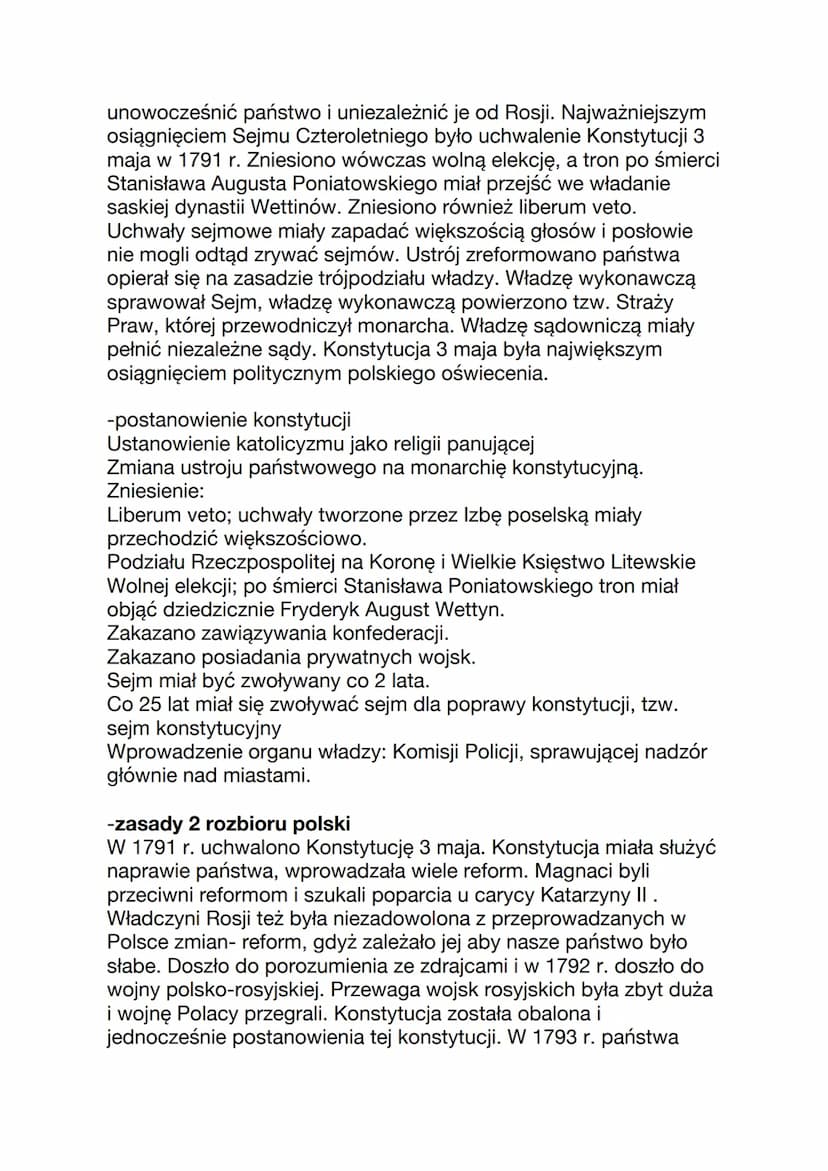 Historia
1.-Scharakteryzuj politykę sasow w Rzeczypospolitej
-Za rządów Augusta II Mocnego i Augusta III Sasa Rzeczpospolita
w polityce międ
