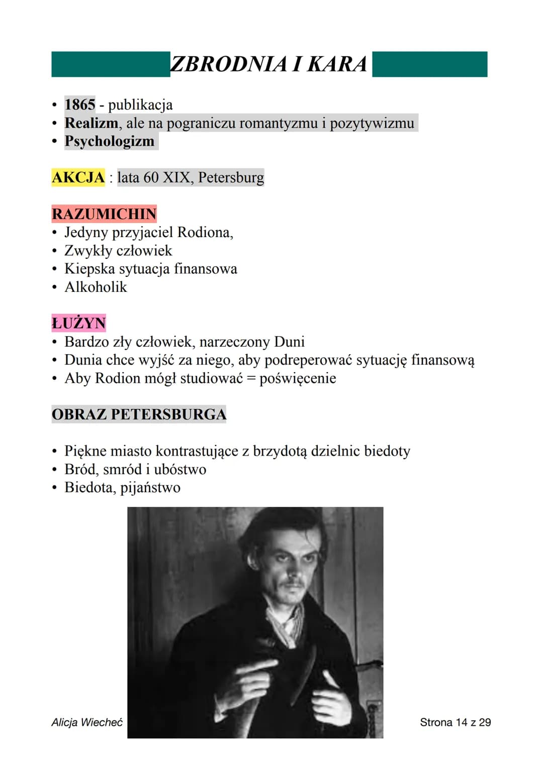 ,,Daremne żale"
Przeszłości nie zmienimy, ale mamy wpływ na teraz i jutro.
Wzywa do zmiany w myśleniu, rozwoju.
Krytykuje stawianie się w ro