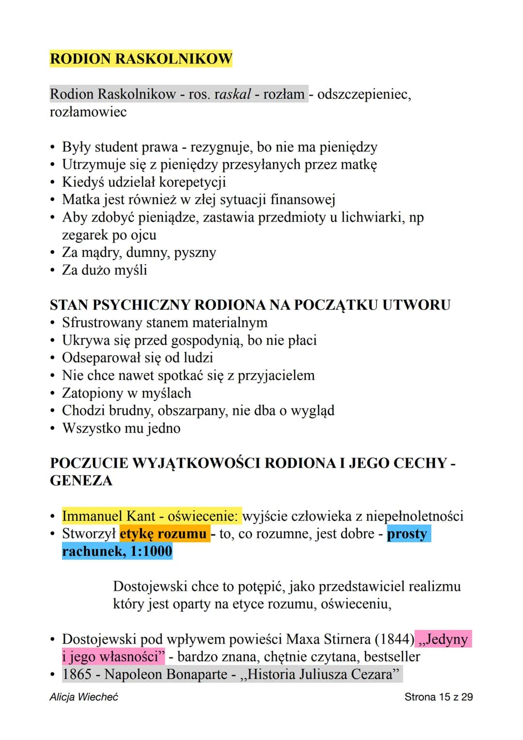 ,,Daremne żale"
Przeszłości nie zmienimy, ale mamy wpływ na teraz i jutro.
Wzywa do zmiany w myśleniu, rozwoju.
Krytykuje stawianie się w ro