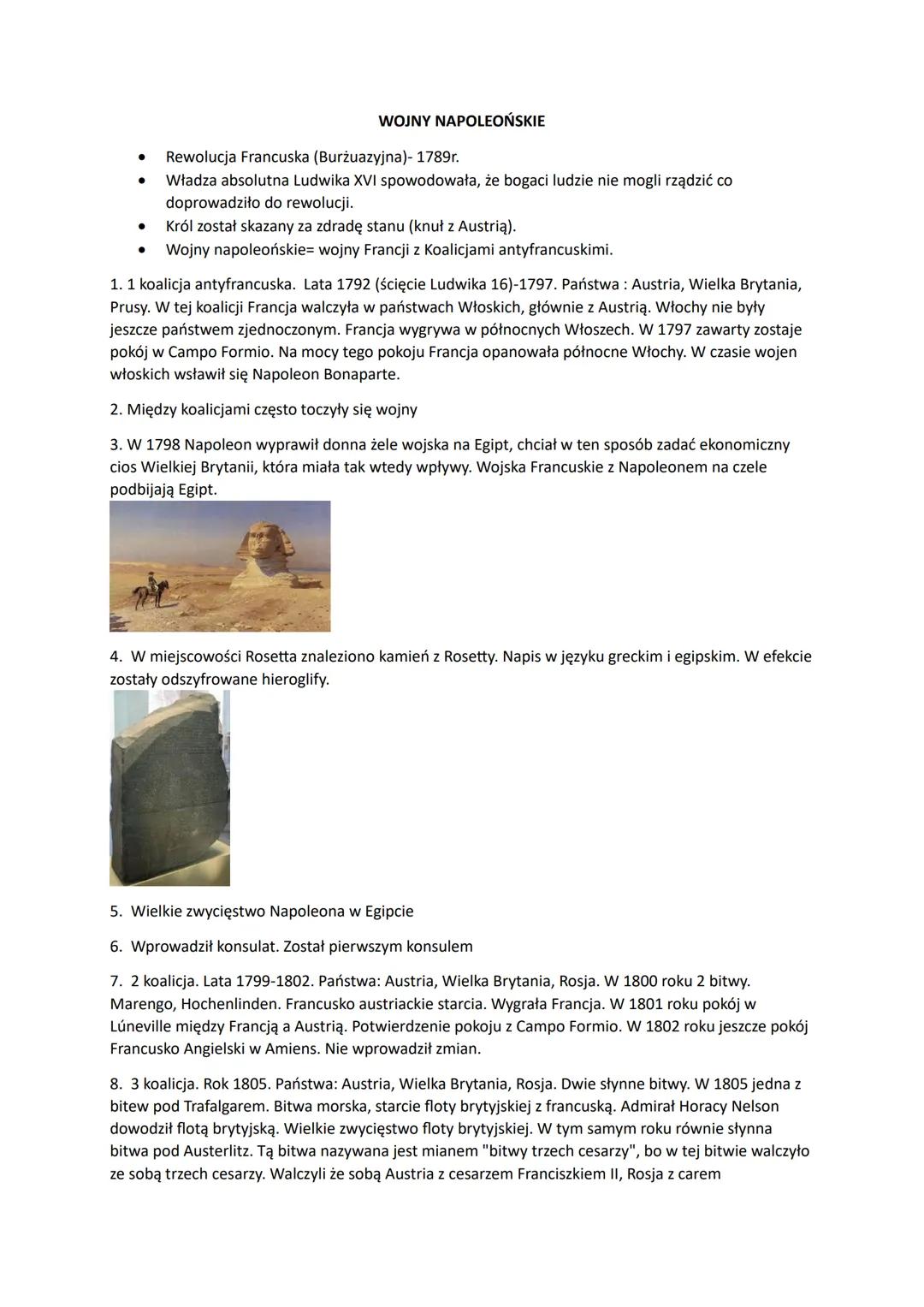 Wojny Napoleońskie i Kongres Wiedeński: Historia Polski i Europy