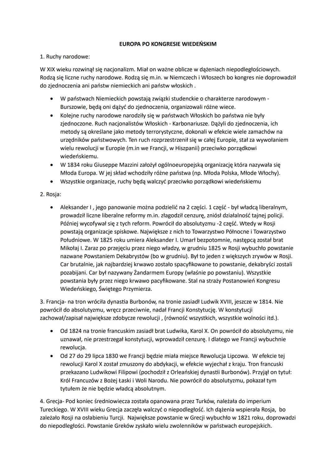 # WOJNY NAPOLEOŃSKIE

- Rewolucja Francuska (Burżuazyjna)- 1789r.
- Władza absolutna Ludwika XVI spowodowała, że bogaci ludzie nie mogli rzą
