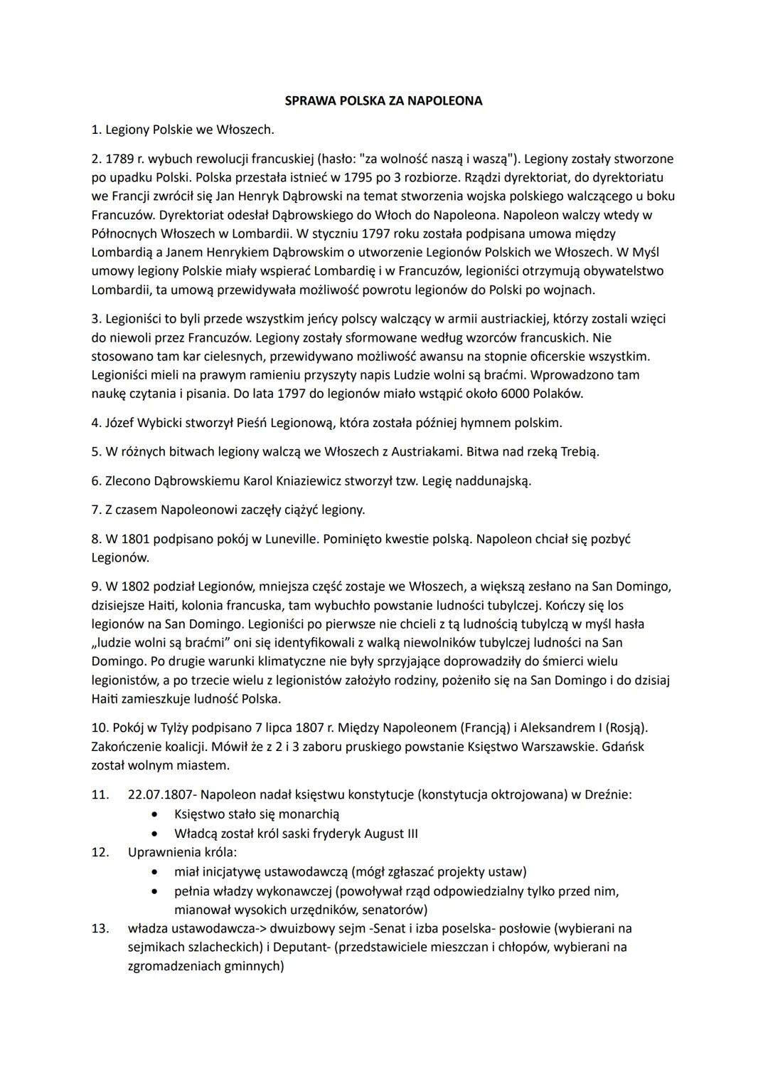 # WOJNY NAPOLEOŃSKIE

- Rewolucja Francuska (Burżuazyjna)- 1789r.
- Władza absolutna Ludwika XVI spowodowała, że bogaci ludzie nie mogli rzą