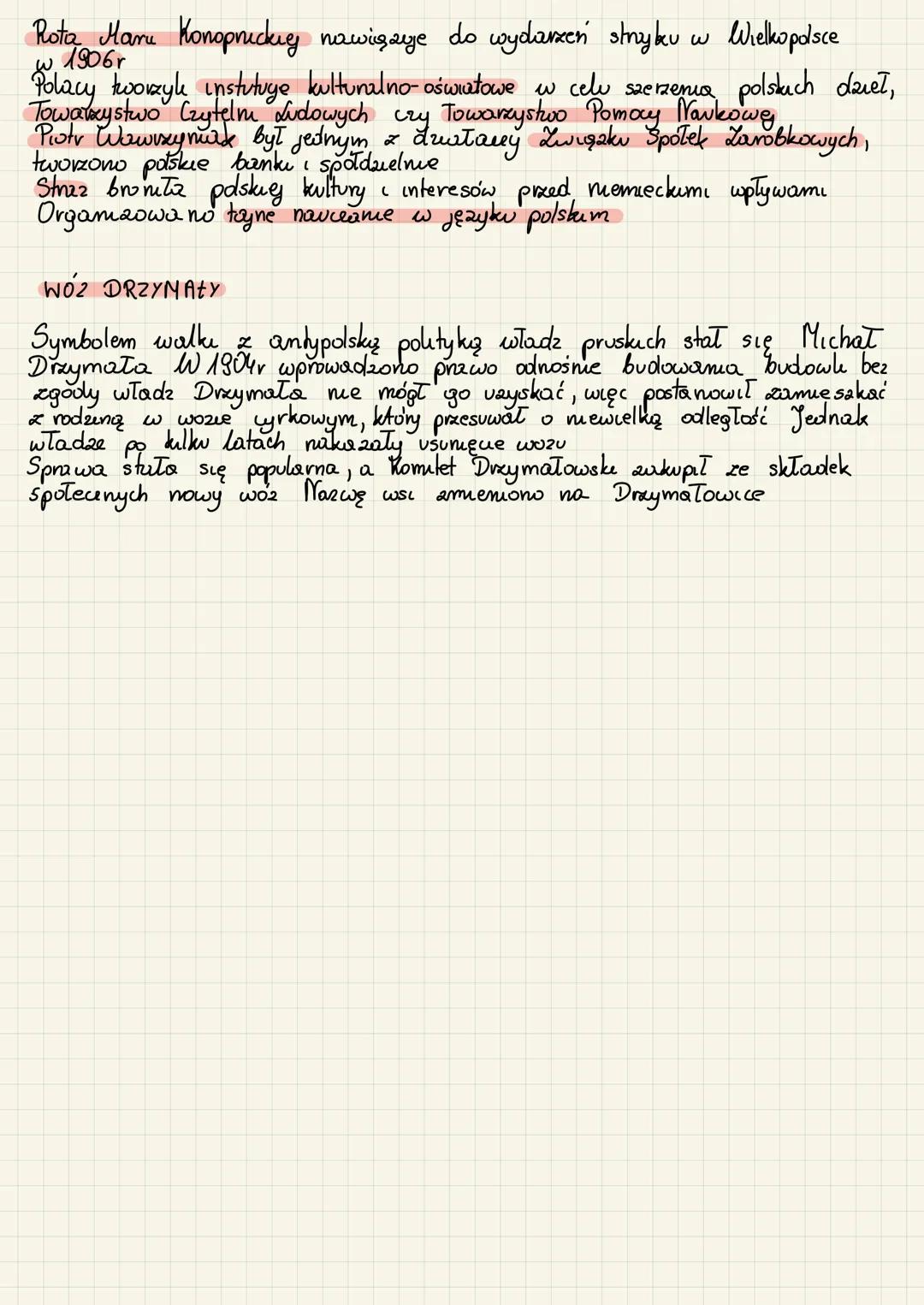 germanizacjo

O Walka z kościołem, Kulturkampf

→ duchowny z obywatelstwem memieckim

<← podporządkowane katolecyzm władzy świeckieg

O Walk