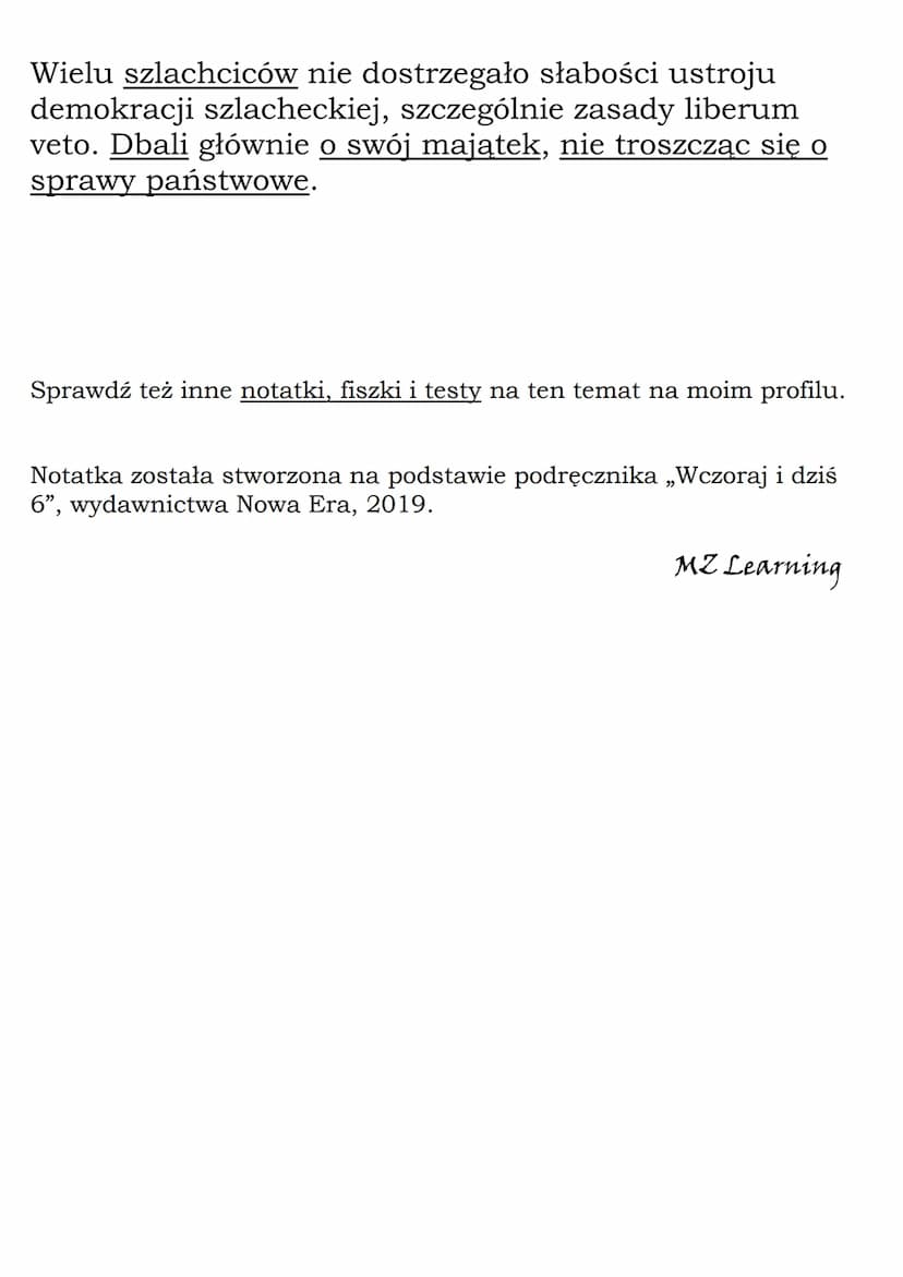 Wymień Skutki Wojen Prowadzonych Przez Rzeczpospolitą W Xvii Stuleciu Kryzys Rzeczypospolitej w XVII wieku - Notatka Klasa 6 (Historia) jako