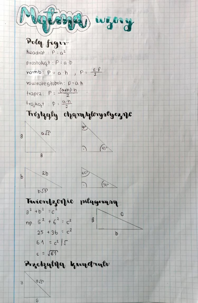 Know Wzory geometria  thumbnail
