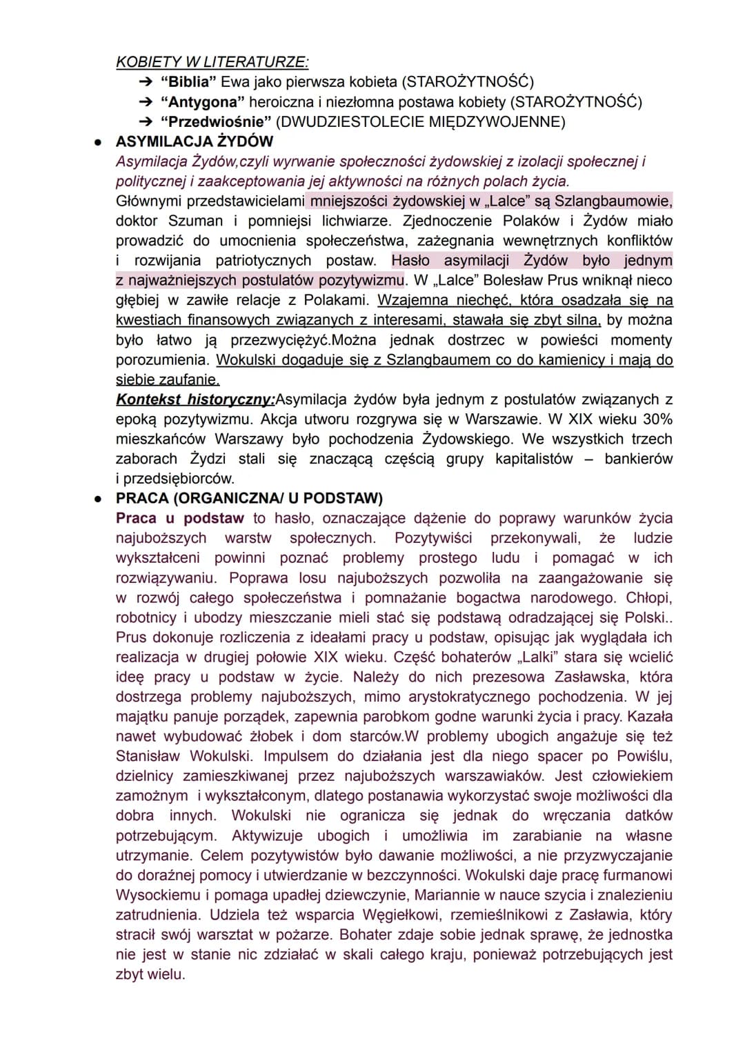 •
PATRIOTYZM
Motywy "Lalka"
Ignacy Rzecki jest wiernym patriotą. Popiera on politykę Napoleona. W swoich
pamiętnikach nawiązuje do wielu his