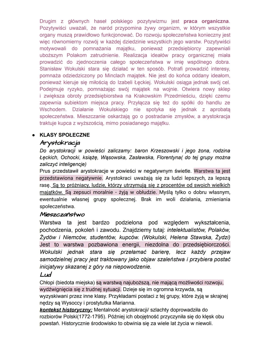 •
PATRIOTYZM
Motywy "Lalka"
Ignacy Rzecki jest wiernym patriotą. Popiera on politykę Napoleona. W swoich
pamiętnikach nawiązuje do wielu his