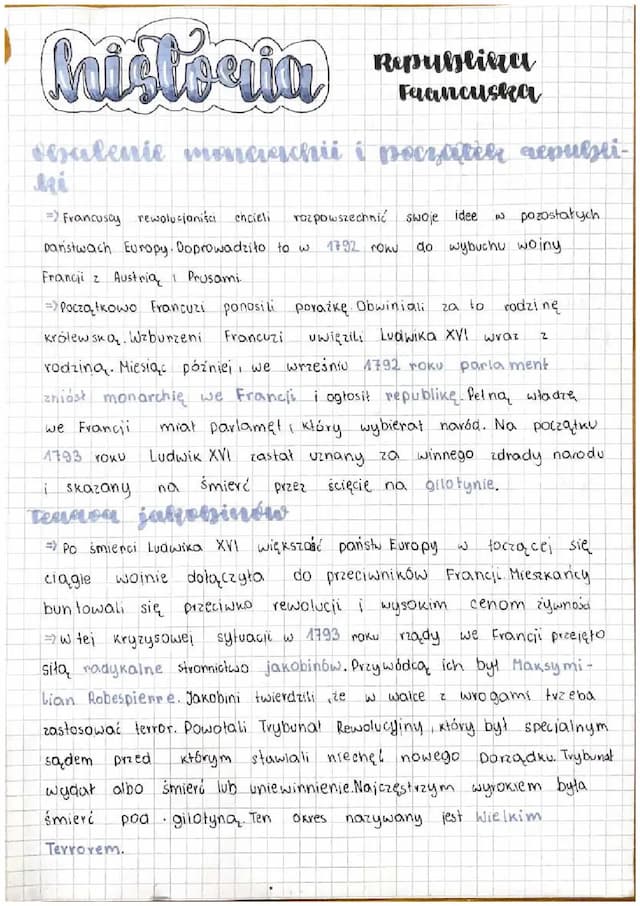 Know HISTORIA KL.6 Republika Francuska  thumbnail