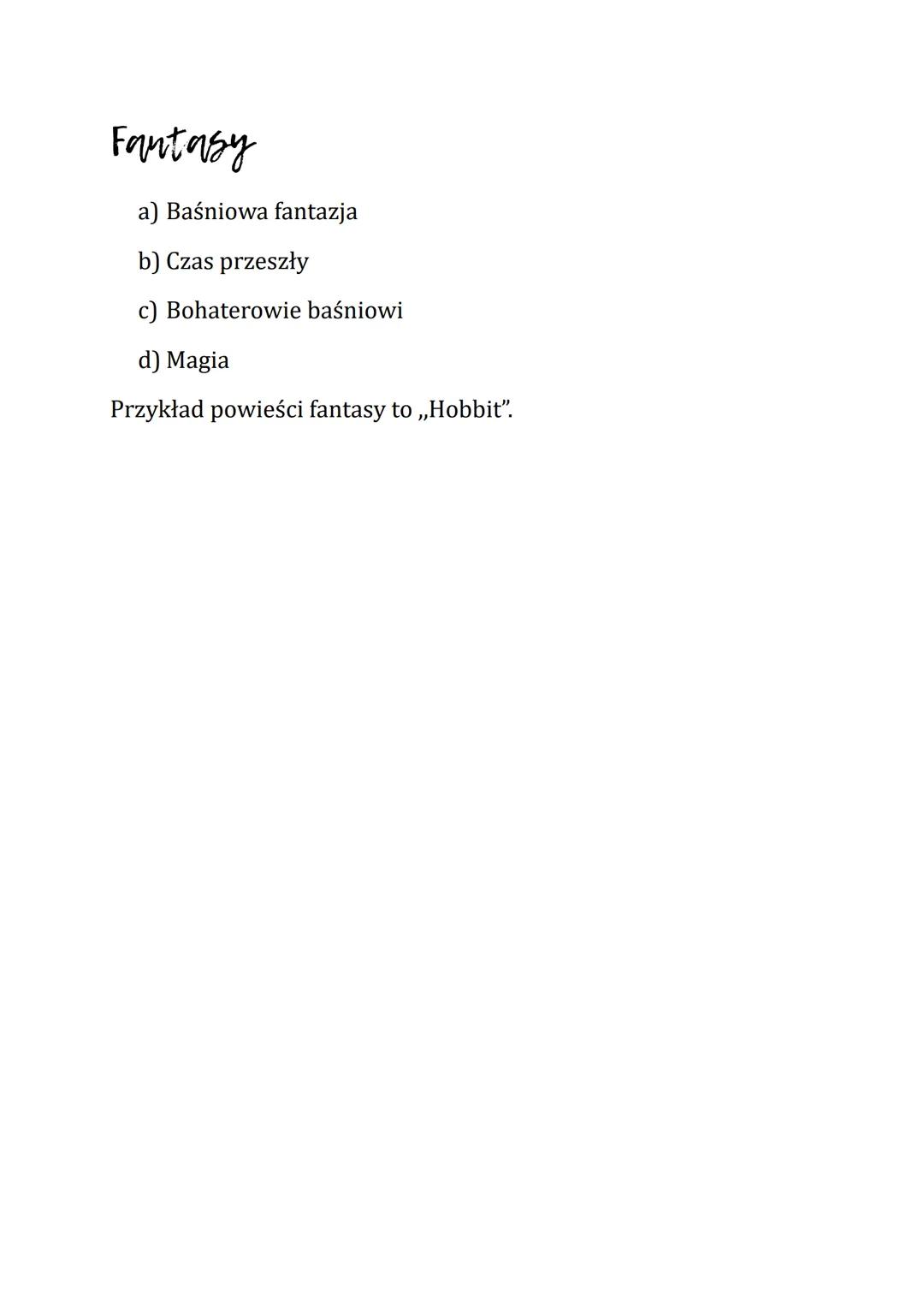 Rodzaje literackie
Liryka
a) Mówi w niej podmiot liryczny
b) Mówi o uczuciach
c) Nie ma w niej narracji, akcji
Epika
a) Ma narratora, bohate