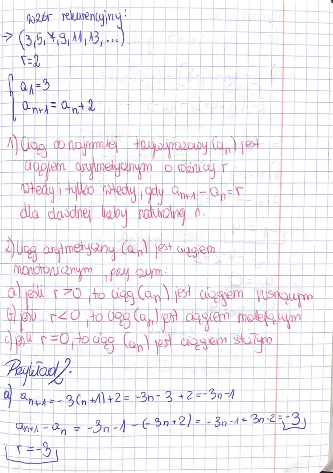 MONOTONICZNOŚĆ CIĄGÓW

*   (an) nazywamy ciągiem rosnącym wtedy,
    gdy no dla każdej liczby naturalnej dodatniej
    n prawdziwe jest nier