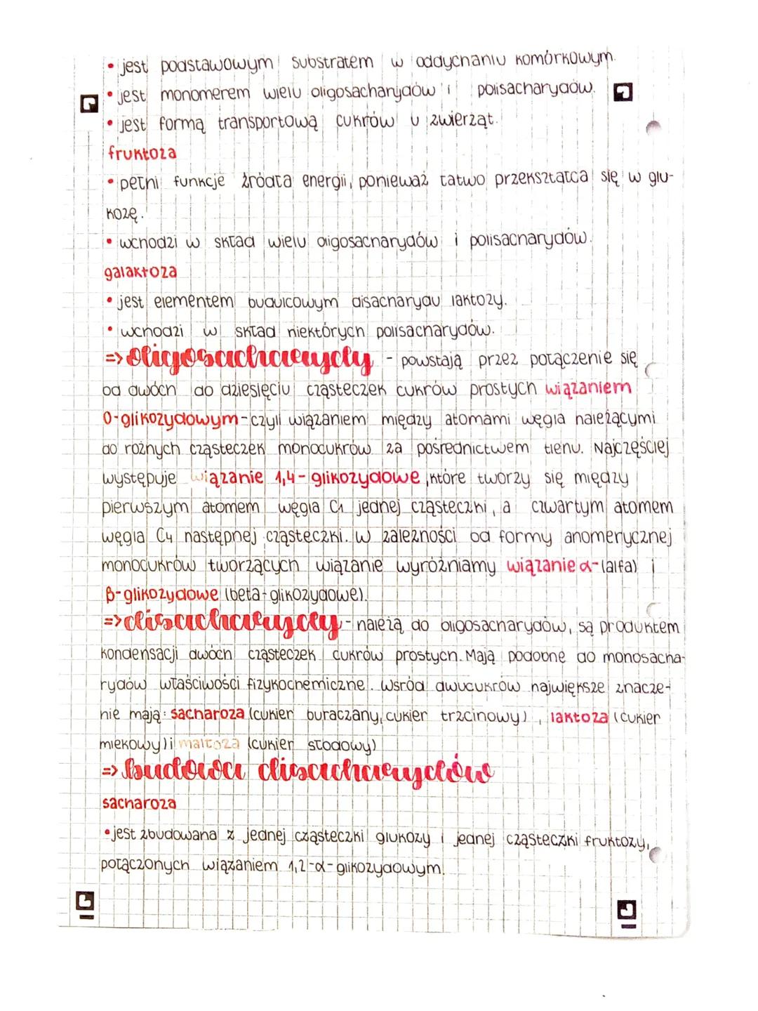 # siologica - sachawydy

=>Sacharyay azielą się na monosacnarydy, polisachary-
dy i oligosacharyay.

=> monosachawrydy - to cukry proste, je