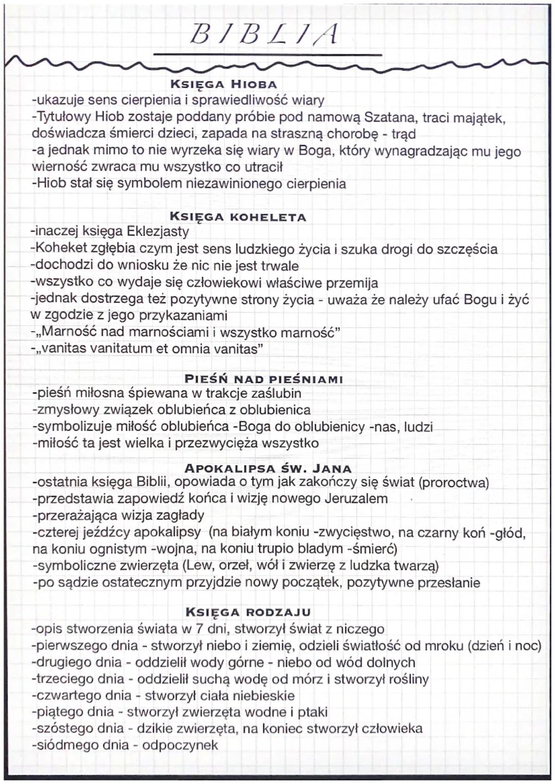 Stary Testament
-
-BIBLIA - Nowy Testament
Wulgata - tłumaczenie całej Biblii na łacinę dokonane przez św. Hieronima
: Biblizmy :
1) zakazan