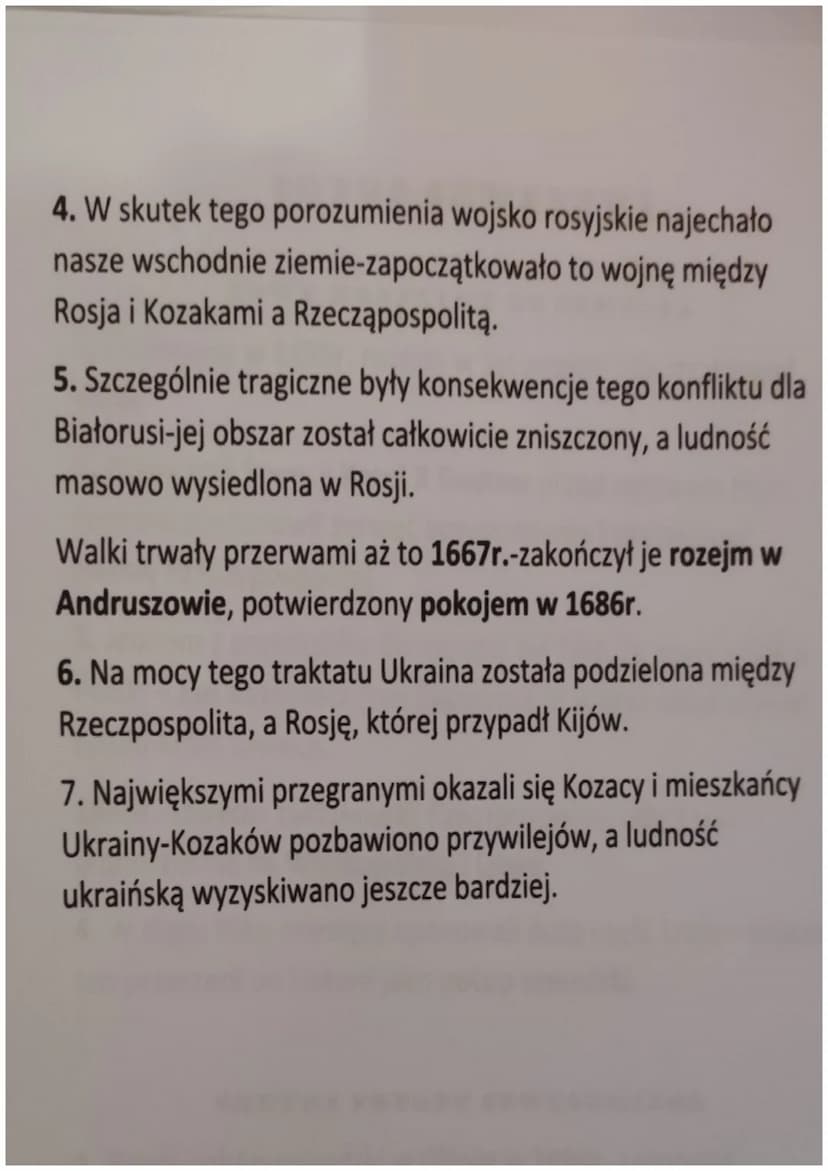 
<p>Powstanie Chmielnickiego było skutkiem złego traktowania wolnych Kozaków, co doprowadziło do wybuchu powstania kozackiego w 1648 roku. N