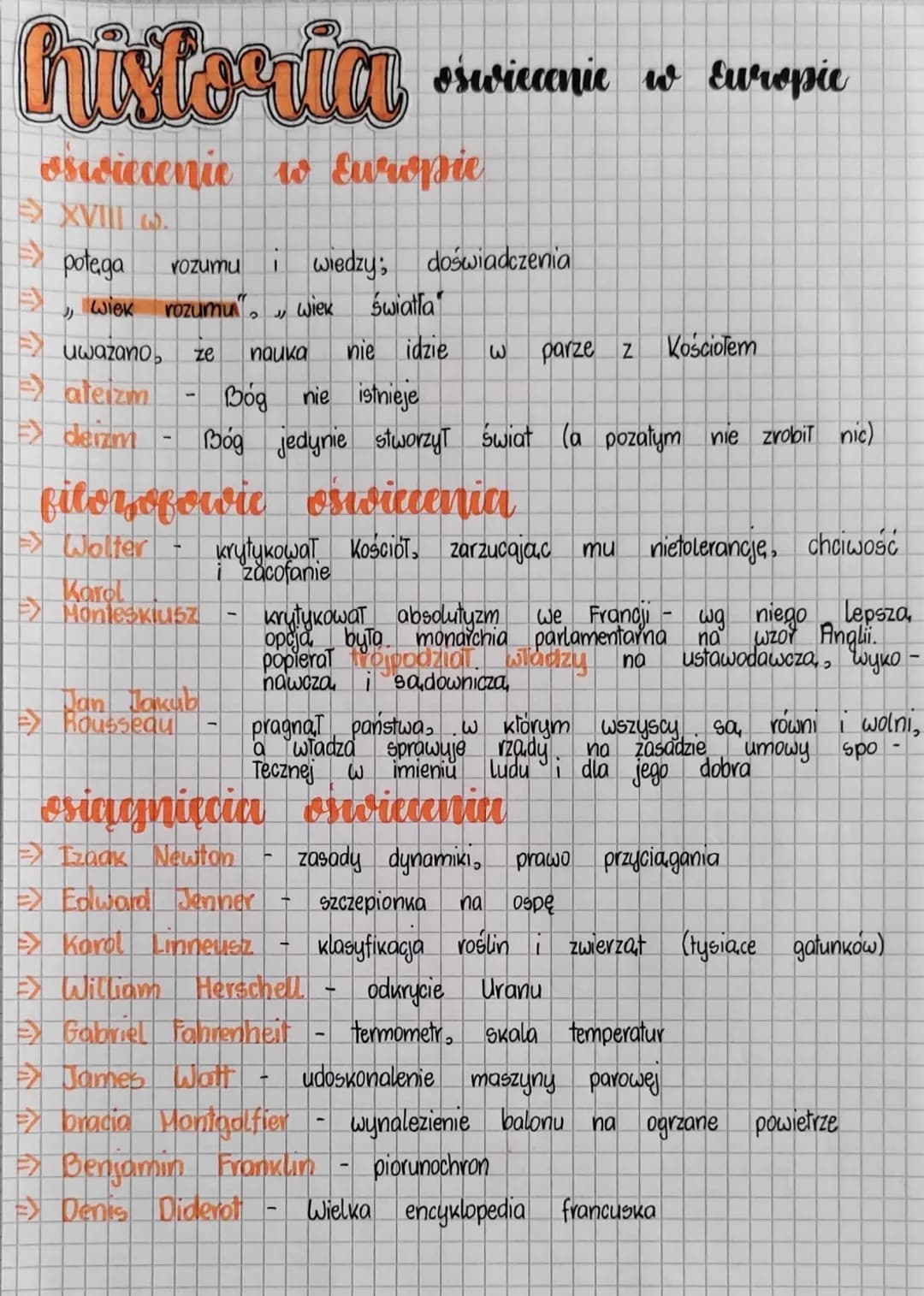 historia
sswiecenie
XXVII C.
potega
EX wiek
))
Euwazano,
Ex ateizm
EX deizm
-
rozumu wiedzy; doświadczenia
rozumu
Karol
F> Monteskiusz
Dan J