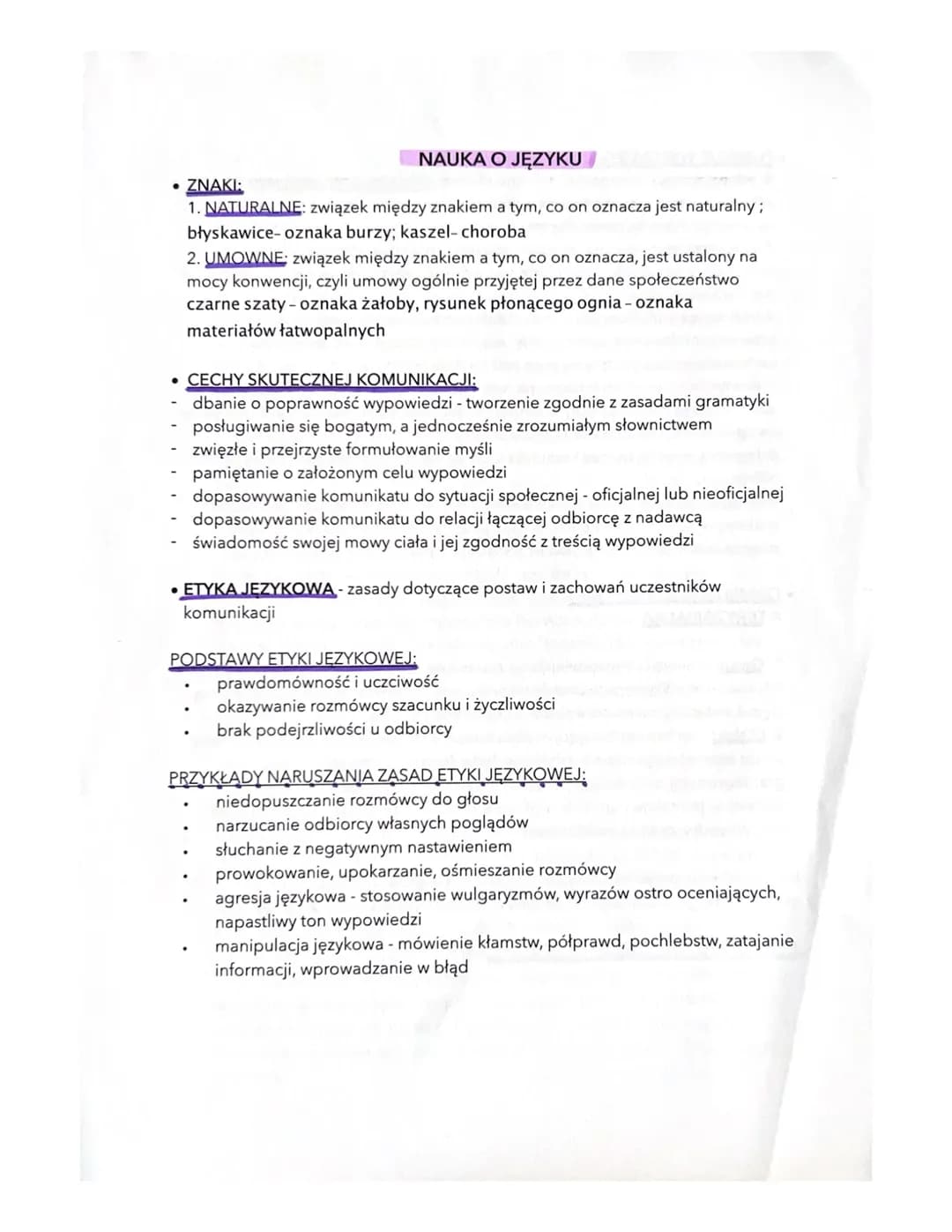 Nauka o języku - lekcja o języku 