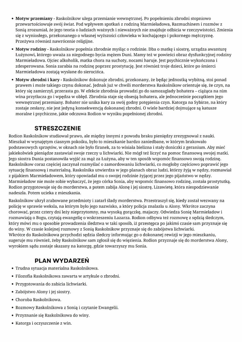 ZBRODNIA
I KARA
Fiodor Dostojewski
gatunek: powieść psychologiczna
epoka: pozytywizm
CZAS I MIEJSCE AKCJI
Akcja rozgrywa się w lipcu 1865 r.