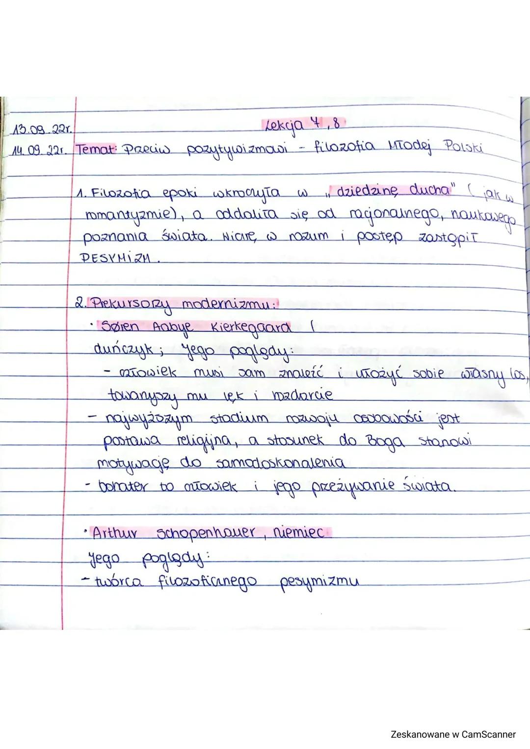 Filozofia Młodej Polski 