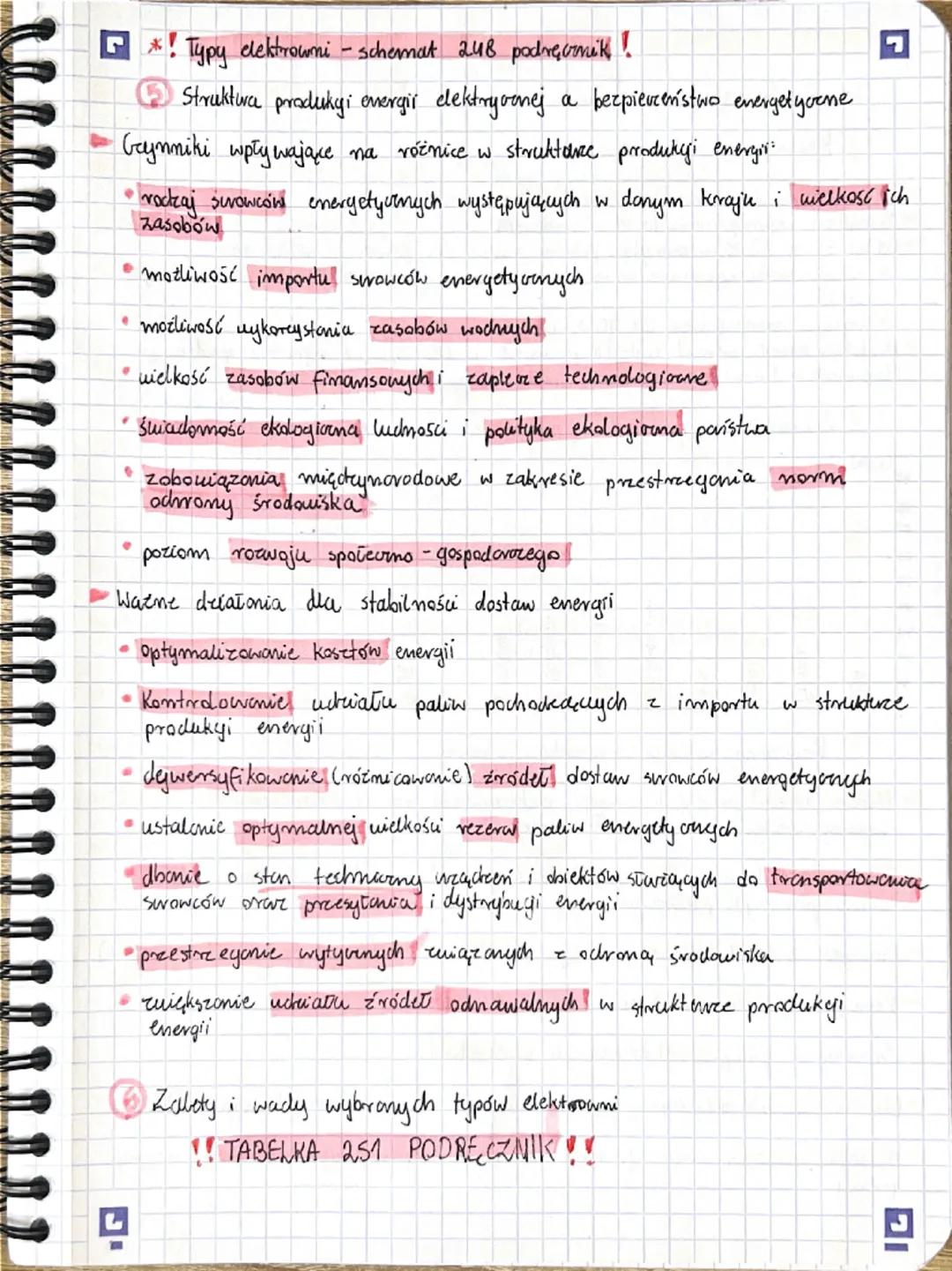 Lekcja
Temat: Produkcja i zużycie energii elektrycznej
Energia elektryczna
Ma największe znaczenia gospodarcze spośród wszystkich Farm emerg