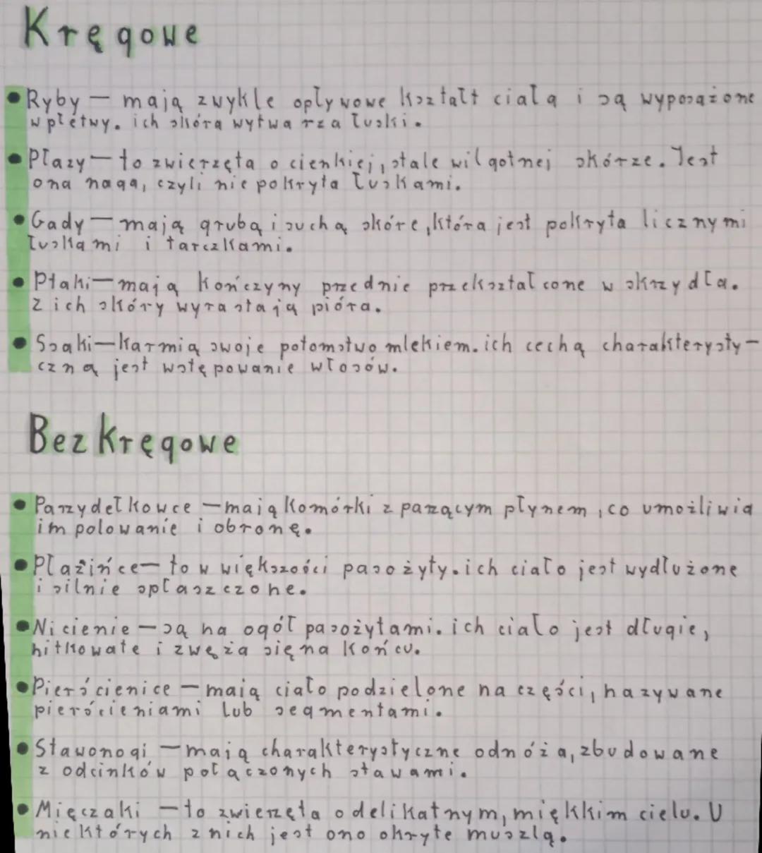 Królestwo Zwierzat
Wspólne cechy zwierząt
ɔa organizmami wielo Komórkowymi
ich komórki mają jądro komórkowe i nie zawierają
chloroplastrów. 