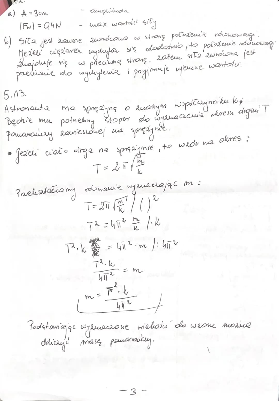 Temat: DRGANIA MECHANICZNE
ODPOWED2
SAMODJELNIE NA ZADANIE 5.1 i 5.2 star 65 2BTOR ZADAN
5.3 5.4, 5.5, 56, 5.7. 5.12, 5.13, 5.16, 5.19*
* RO
