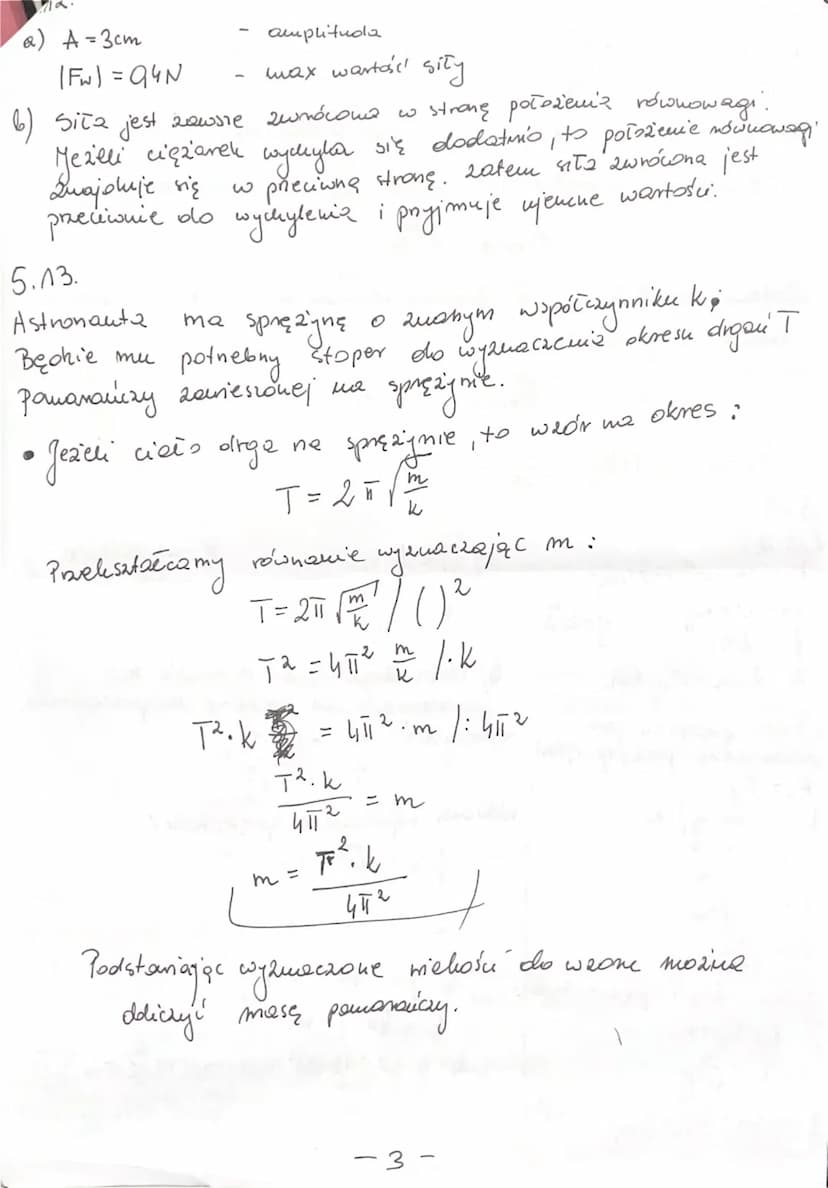 Temat: DRGANIA MECHANICZNE
ODPOWED2
SAMODJELNIE NA ZADANIE 5.1 i 5.2 star 65 2BTOR ZADAN
5.3 5.4, 5.5, 56, 5.7. 5.12, 5.13, 5.16, 5.19*
* RO