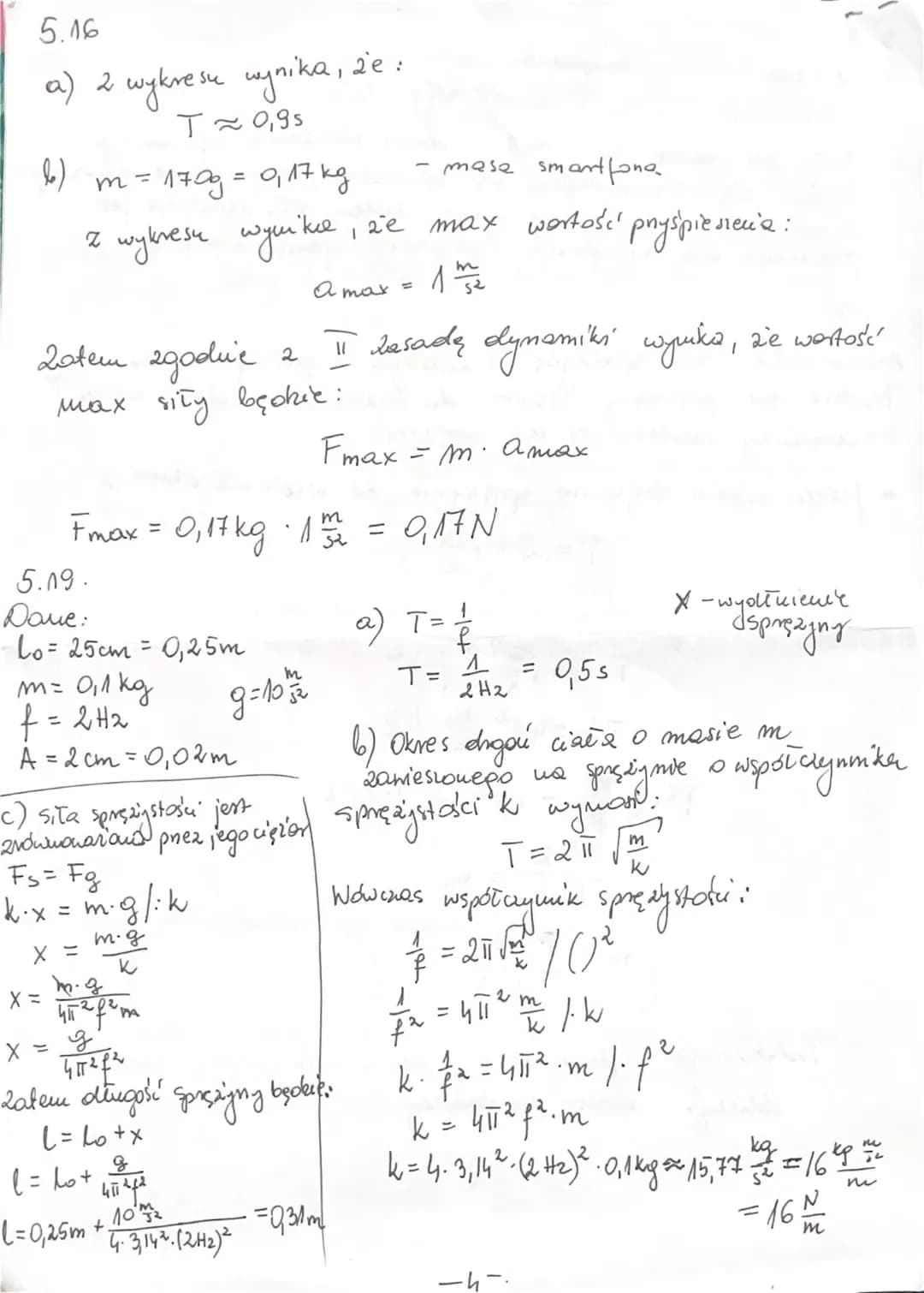 Temat: DRGANIA MECHANICZNE
ODPOWED2
SAMODJELNIE NA ZADANIE 5.1 i 5.2 star 65 2BTOR ZADAN
5.3 5.4, 5.5, 56, 5.7. 5.12, 5.13, 5.16, 5.19*
* RO
