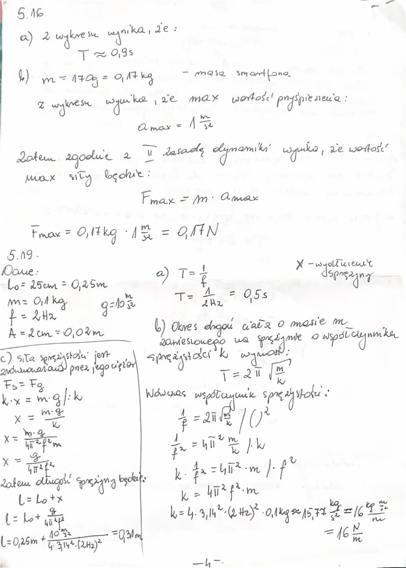 Temat: DRGANIA MECHANICZNE
ODPOWED2
SAMODJELNIE NA ZADANIE 5.1 i 5.2 star 65 2BTOR ZADAN
5.3 5.4, 5.5, 56, 5.7. 5.12, 5.13, 5.16, 5.19*
* RO