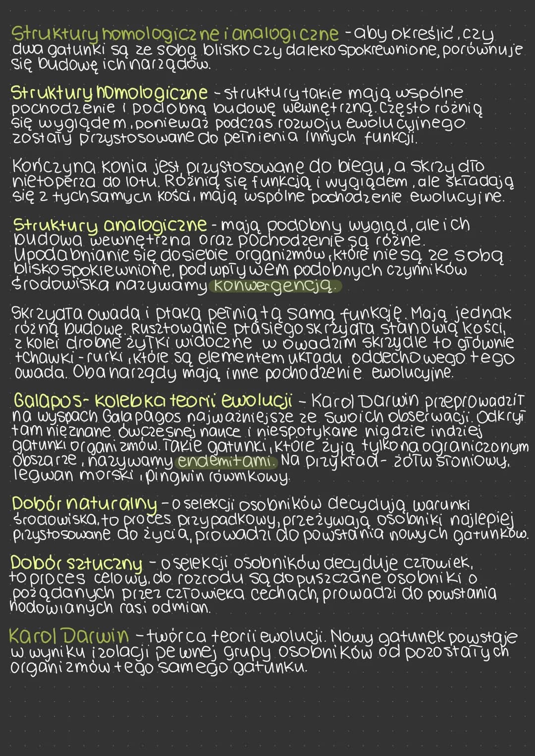 avality of
Ewolucja-stopniowy proces zmian budowy ciała, sposoby życia,
upodobań pokarmowych lub innych cech gatunkowych Zmiany te
wynikają 