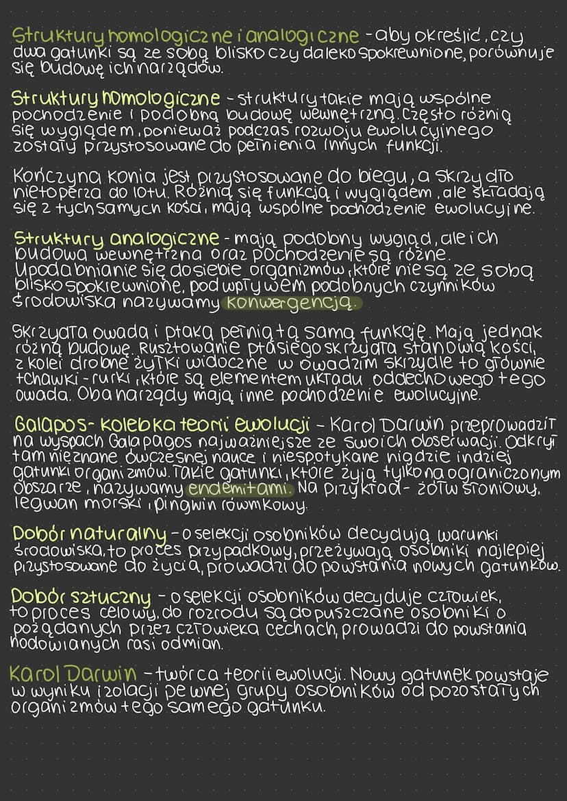 avality of
Ewolucja-stopniowy proces zmian budowy ciała, sposoby życia,
upodobań pokarmowych lub innych cech gatunkowych Zmiany te
wynikają 
