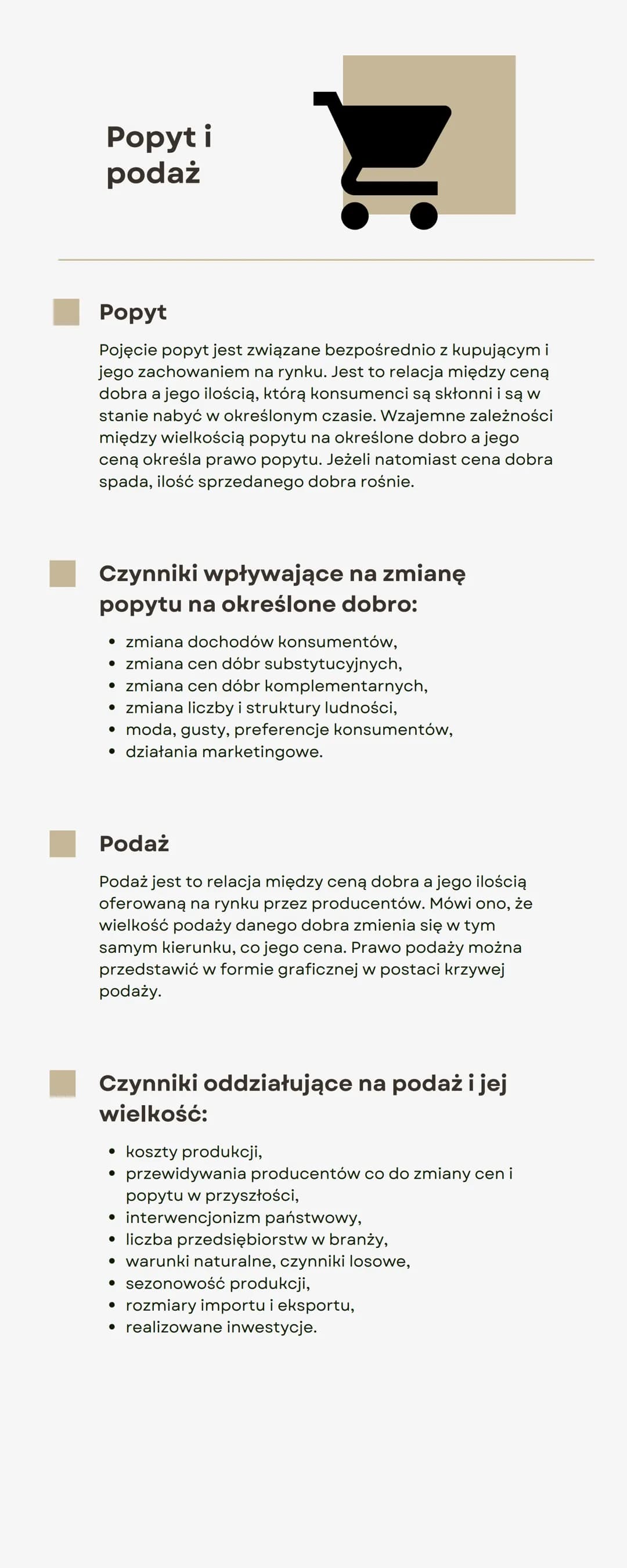 ===
Popyt
Pojęcie popyt jest związane bezpośrednio z kupującym i
jego zachowaniem na rynku. Jest to relacja między ceną
dobra a jego ilością