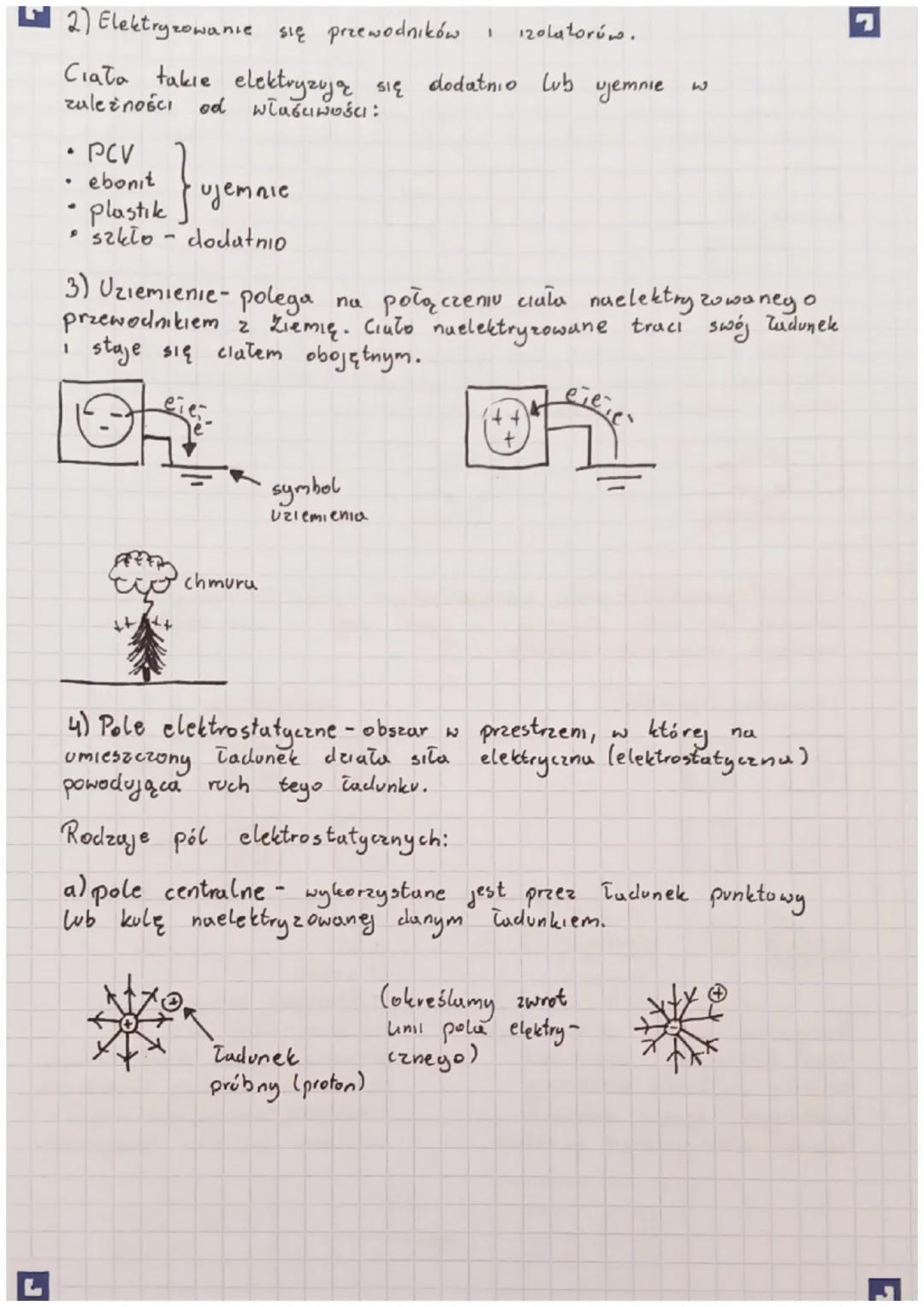 L
T: Sposoby elektryzowania ciał.
a) poprzez pocieranie - dwa ciła obojętnie elektrycznie
pocieramy
wyniku czego jedno ciało luduje część
sw