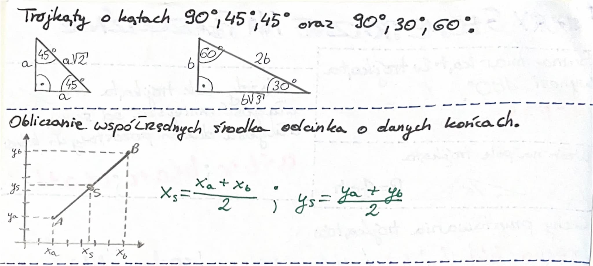 FIGURY GEOMETRYCZNE NA PŁASZCZYŹNIE
Suma miar katów trójkąta
wynosi 180°.
x+B+8 = 180°-
pole trójkąta
Wzór na
P=1/ah
Cechy prystawania trojk