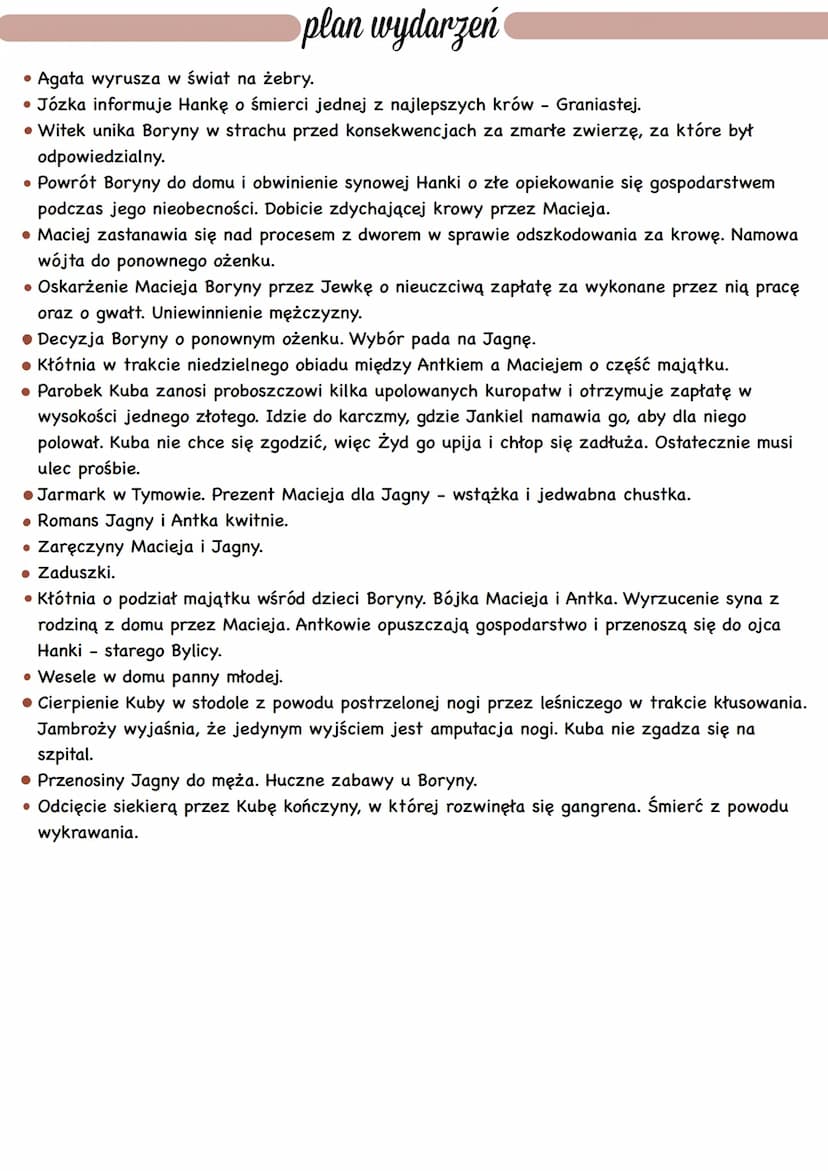 gatunek
,,Chłopi" są powieścią o cechach epopei.
> Cechy powieści to wielowątkowość, duża liczba bohaterów, obecność narratora, fabuły i
świ
