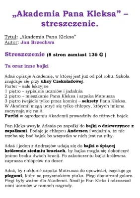 Know Akademia Pana Kleksa – streszczenie. thumbnail