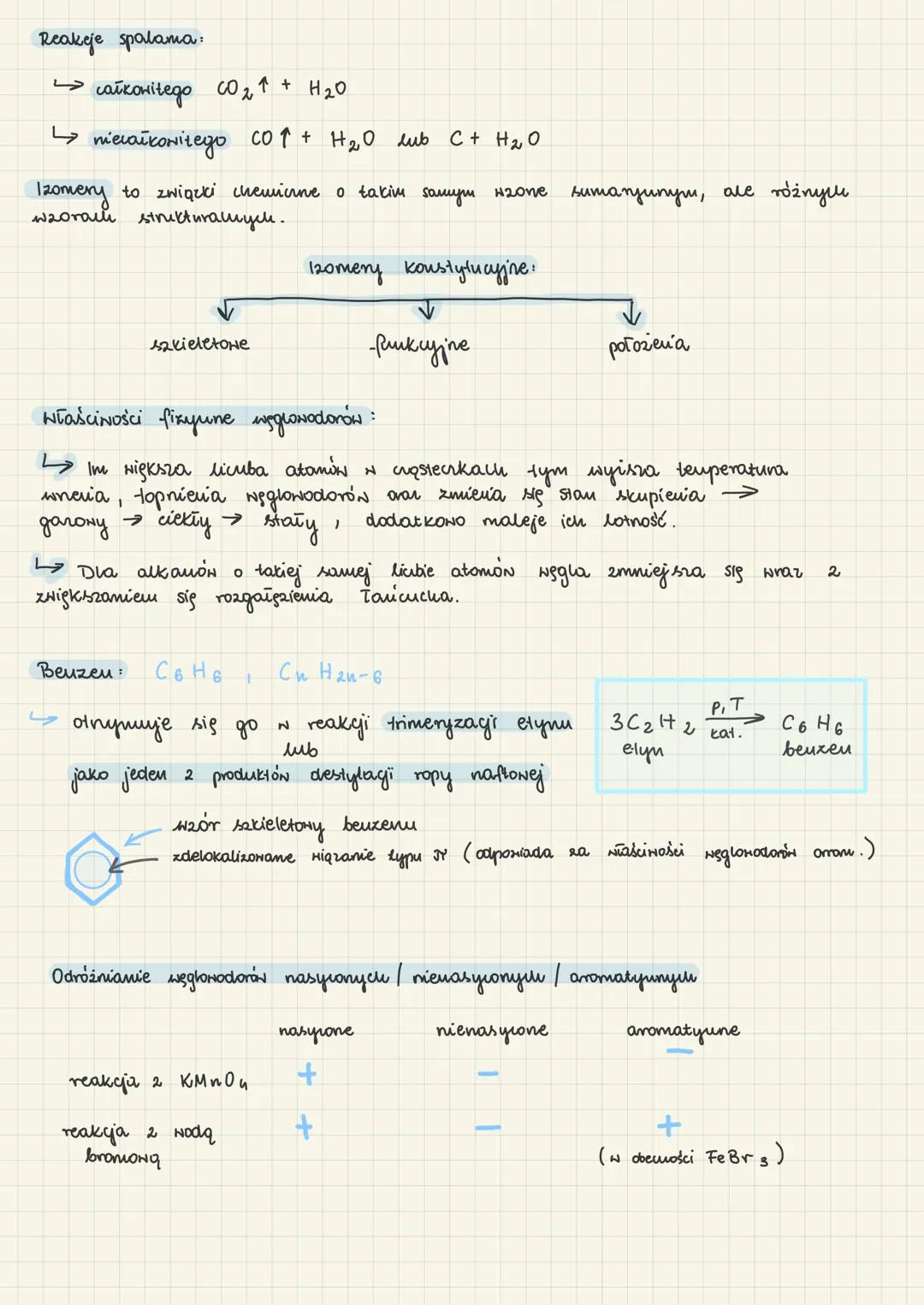 powtórzenie
Węglowodory
alkany
alkeny
алкіпу
węglowodory
aromatyune
alifatyune
↳ alkany, alkeny, alking
●
→ CnH₂n+2, wiązania pojedyricre
su