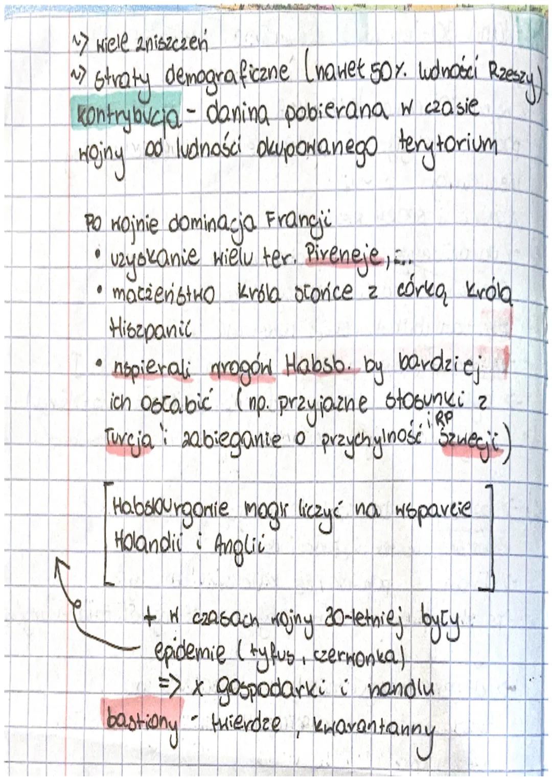 Noina 30-letnia
~> Hojna 30-letnia 1618-1648
podcose religijne i polityczne na terenie Rzeszy
Niemieckiej
RÓŻNICE I OPORY RELIGIJNE
1) -> og