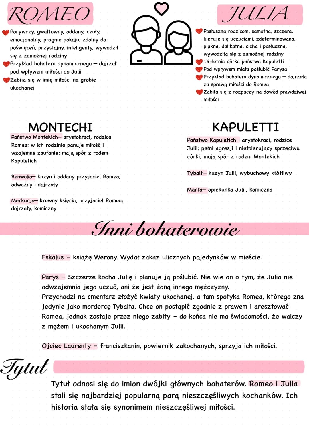 ROMEO I JULIA
Geneza
Utwór powstał między 1591 a 1598r. Około 1591r. powstała
najprawdopodobniej pierwsza redakcja tekstu. W latach 1594-159