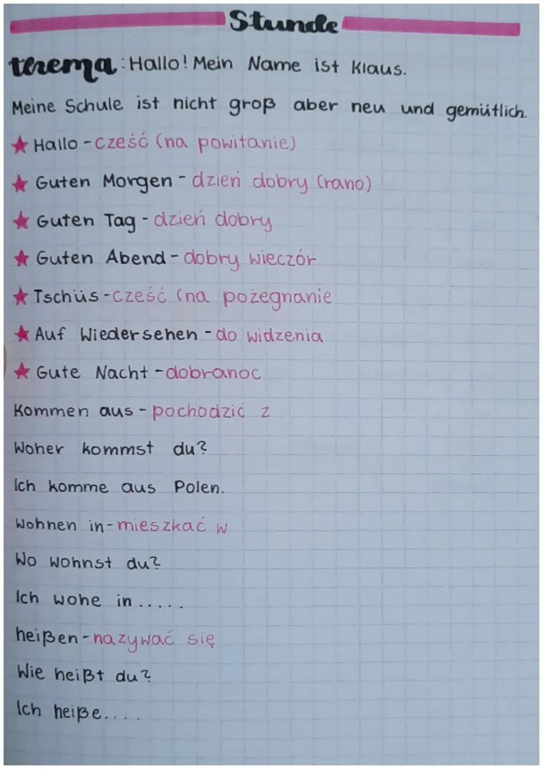 Język niemiecki klasa 7