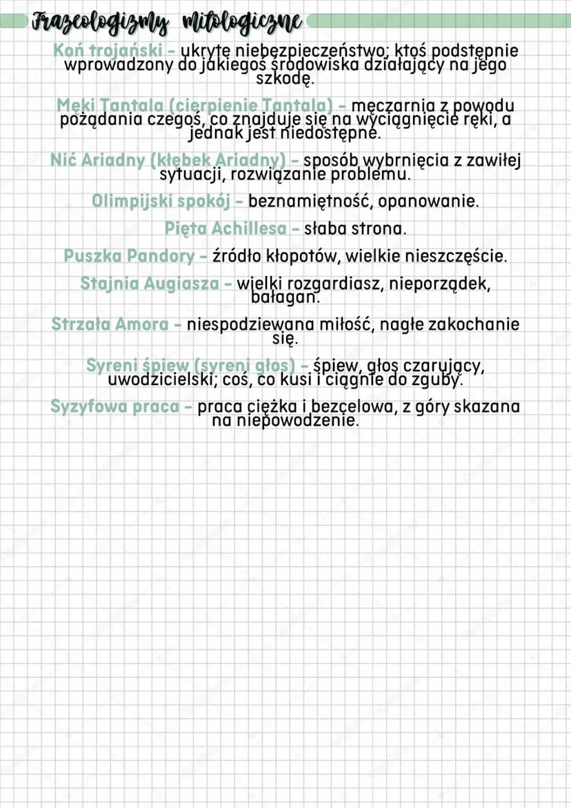 mity
MIT- opowieść porządkująca i wyrażająca wierzenia
danej społeczności. Historia opowiadana od pokoleń,
która zawiera zarówno element pra