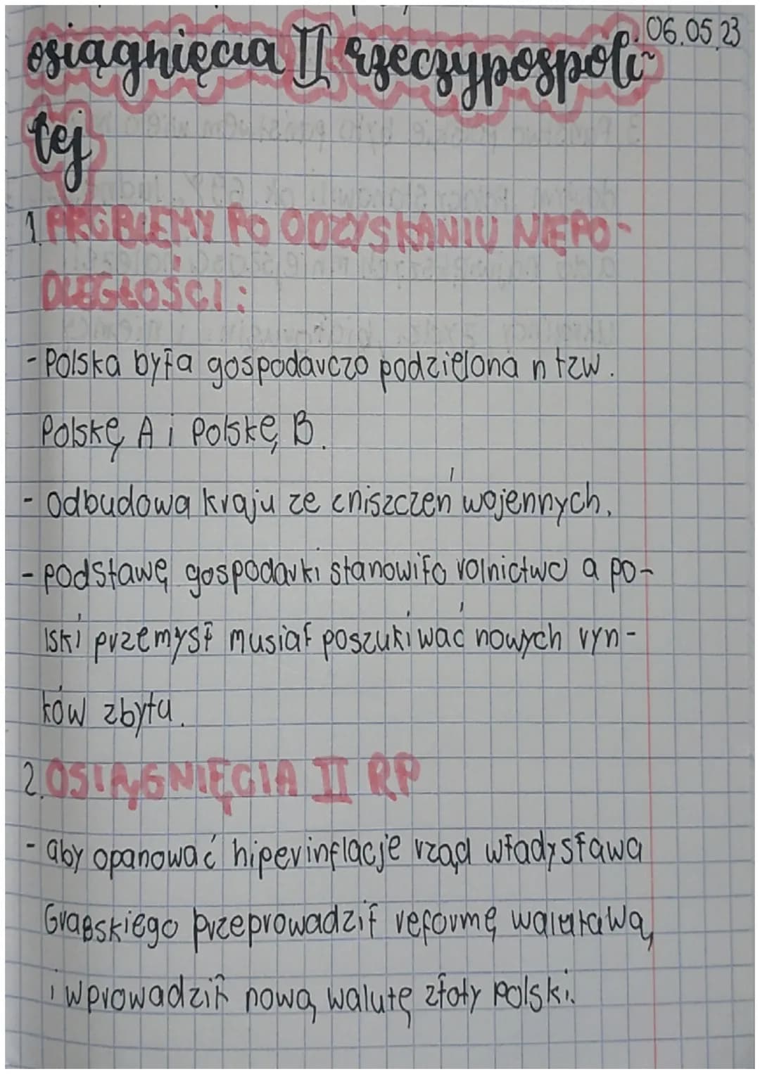 osiągnięcia II rzeczypospole
tej
1 PROBLEMY PO ODZYSKANIU NIEPO
DLEGLOSCIA
- Polska byta gospodavczo podzielona n tzw.
Polske, Ai Polske, в

