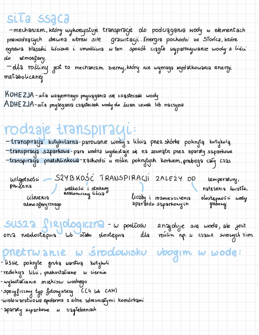 transport wody w roślinie:
ETAPI-pobieranie wody ETAPTI-
2 roztworu glebowego i jej
poziomy transport w popnek.
tkanek konenia
Woda wnika do