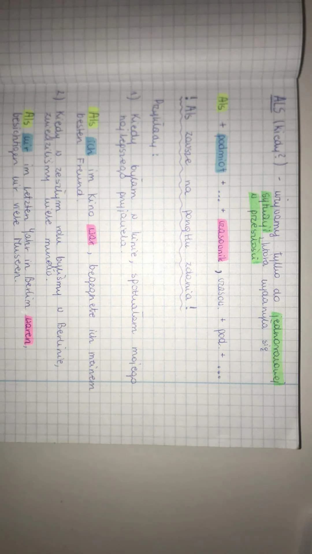 WENN
-
wzywamy tyllo pny mynnosuach
rutynowych, mojquich miejsce u presuosu,
tewzniejszoś
pryszłośw
wenn
Wenn + podmiot
1) Kiedy jestem zimp